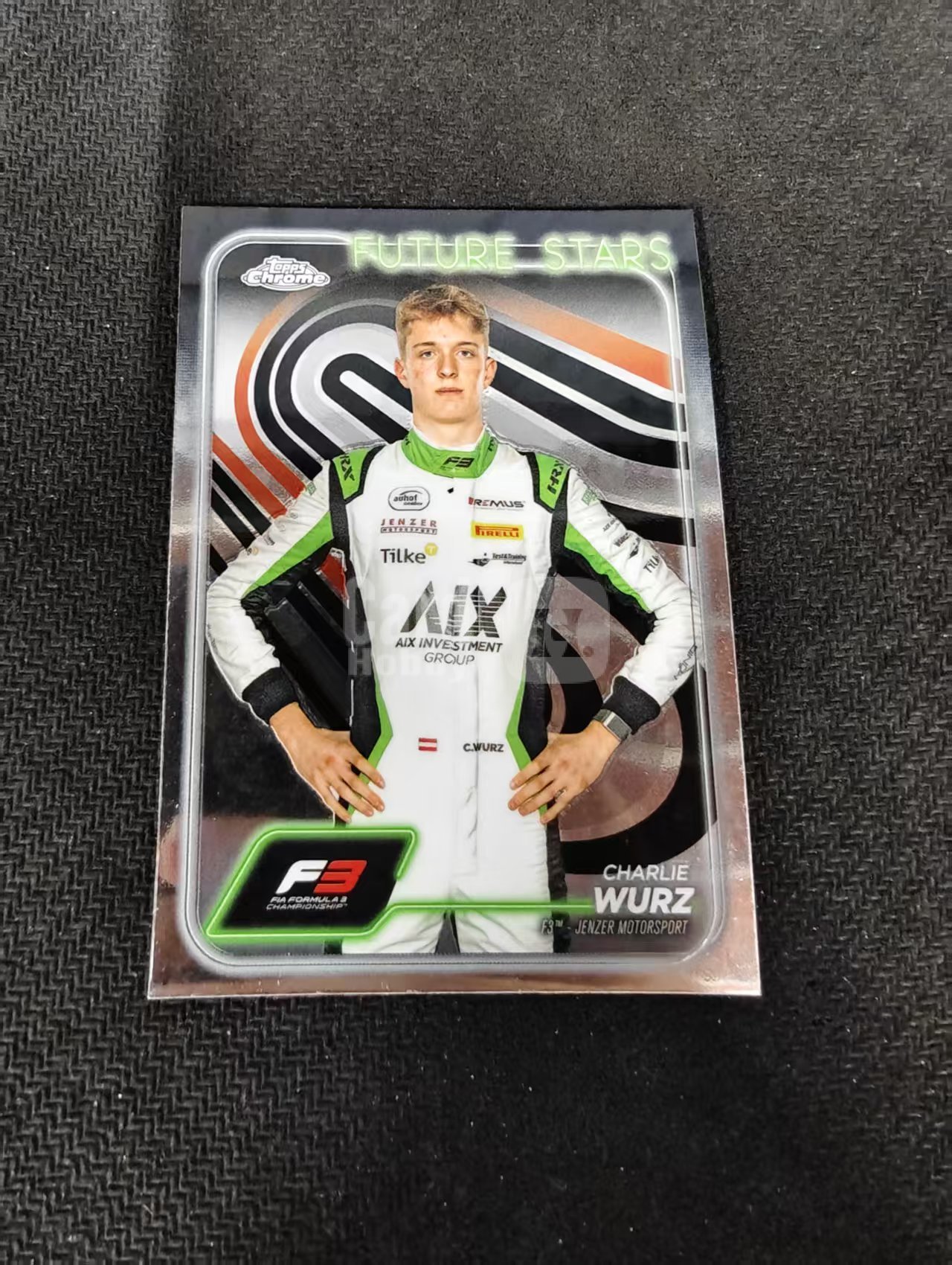 2024 Topps Chrome charlie wurz F1 F3 查理 伍尔茨 F3 划痕 边角瑕疵 #58