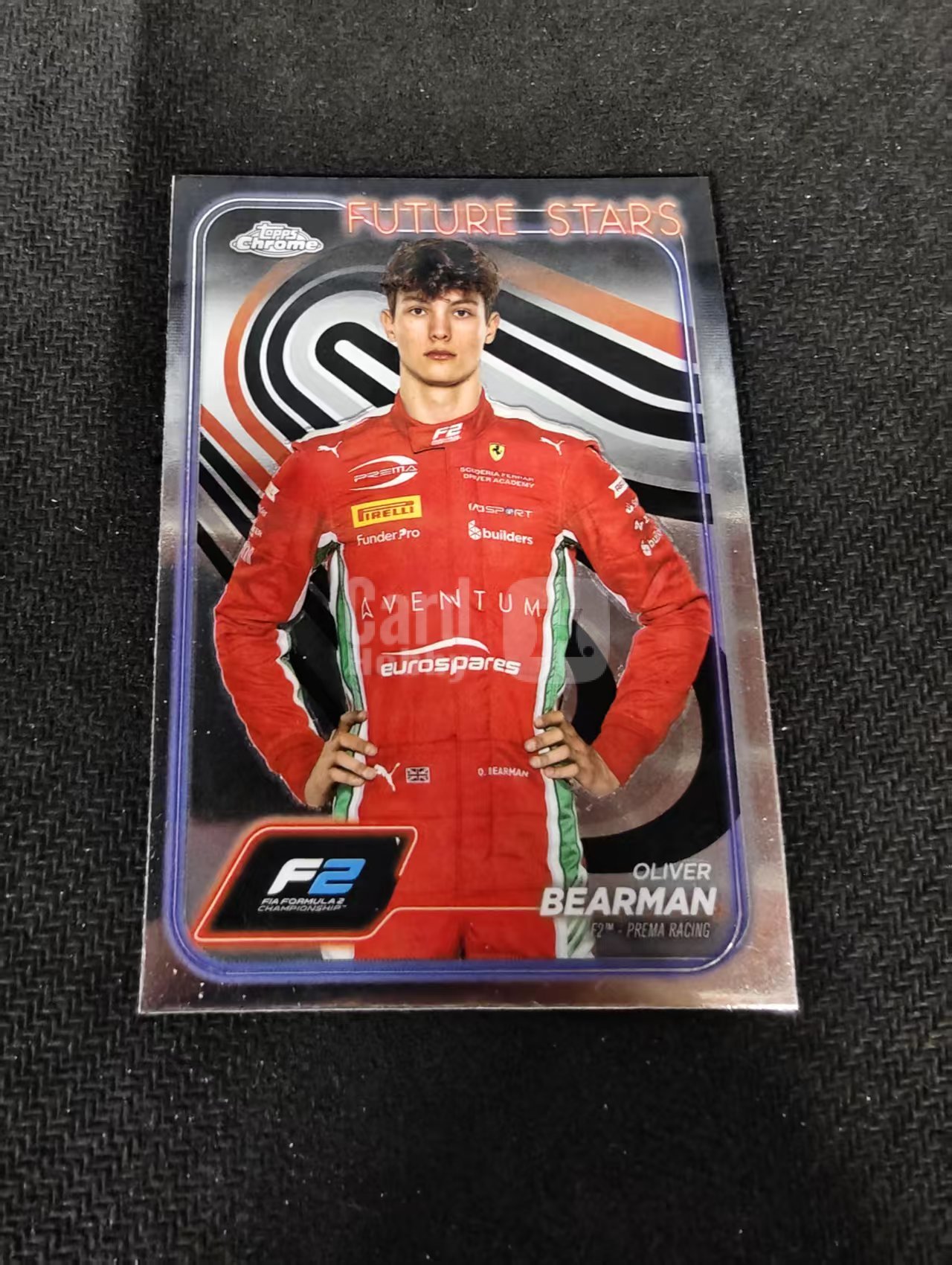 2024 Topps Chrome F1 Oliver Bearman 奥利弗 比尔曼 哈斯车队 F2 划痕 边角瑕疵 #21