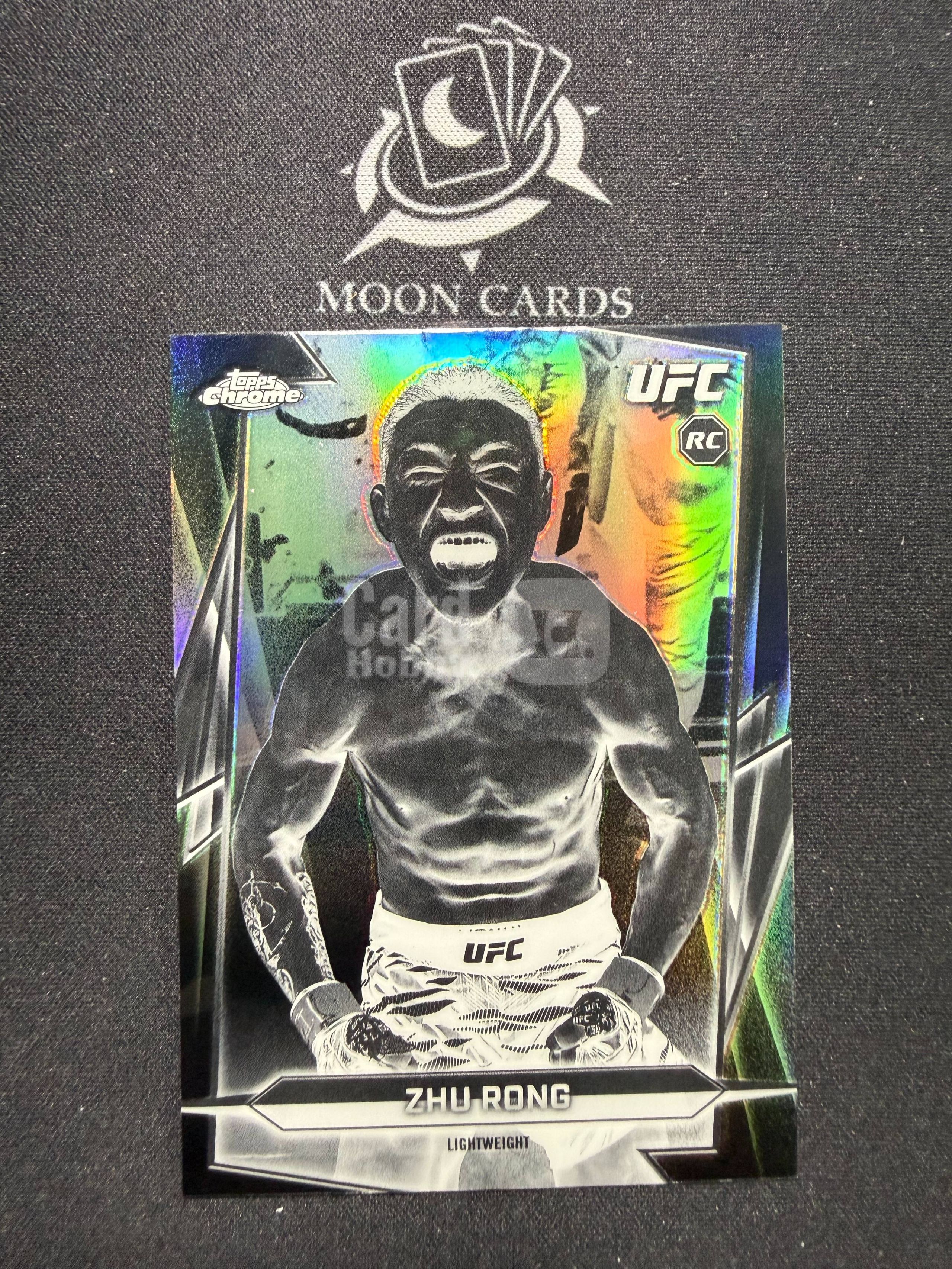 【梦卡拍卖】2026 Topps Chrome UFC ZHU RONG 新秀 茸主 折射 黑白阴阳折 正TC 卡品如图 #Ci# A07 卡淘