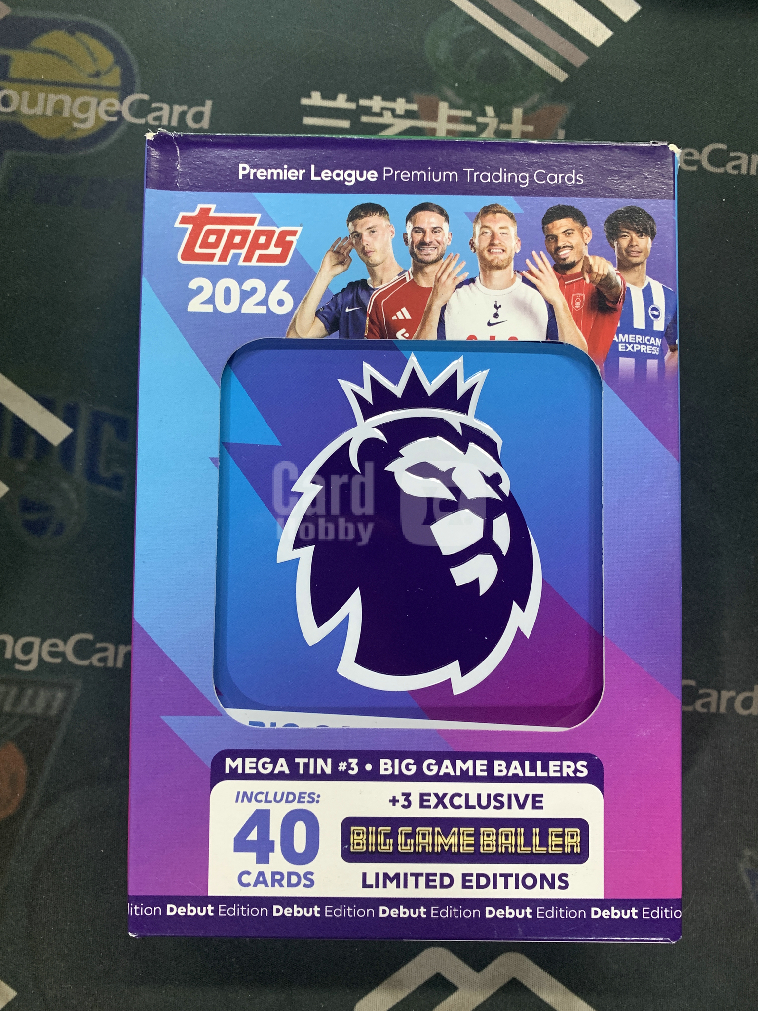 【LZK ORA】2026 topps 英超 未拆封 “蓝紫”铁盒 单盒 原盒 第2盒!博哈兰德 鲁尼 帕尔默 等 好人 好卡 签字 新秀等 卡淘
