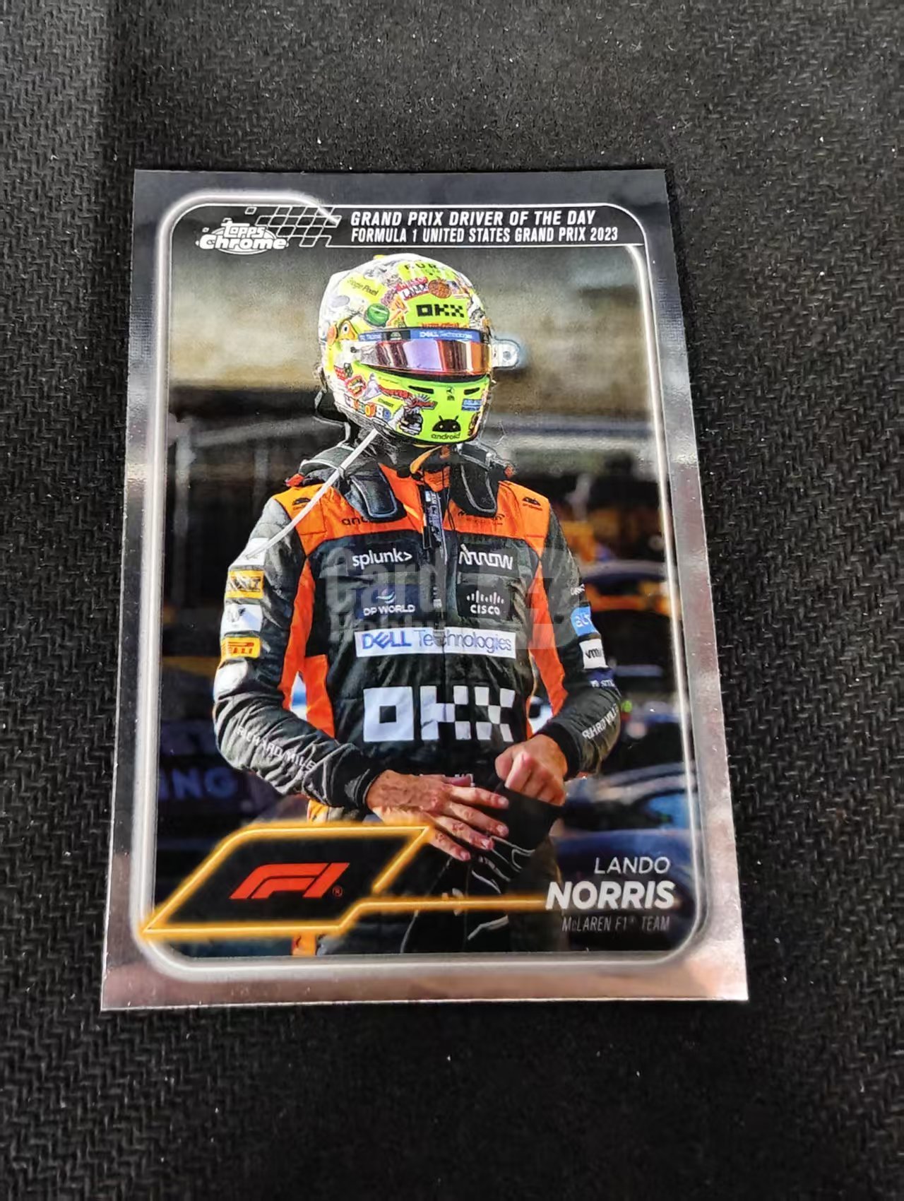 2024 Topps Chrome F1 Lando Norris 诺里斯 迈凯伦 划痕 边角瑕疵 #176