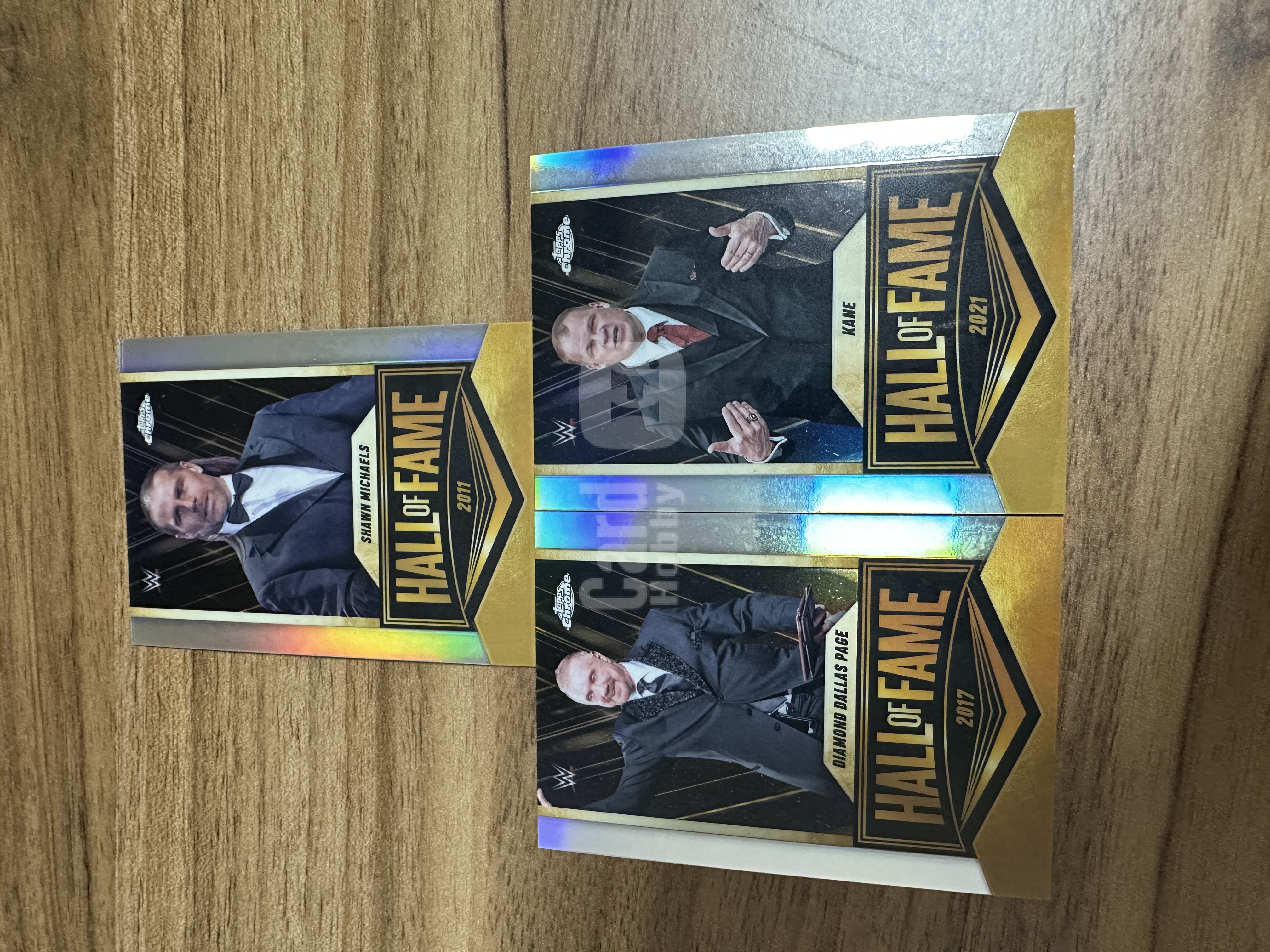2025 Topps Chrome Shawn Michaels Hall of Fame 名人堂特卡 DDP 凯恩 lot3 银折