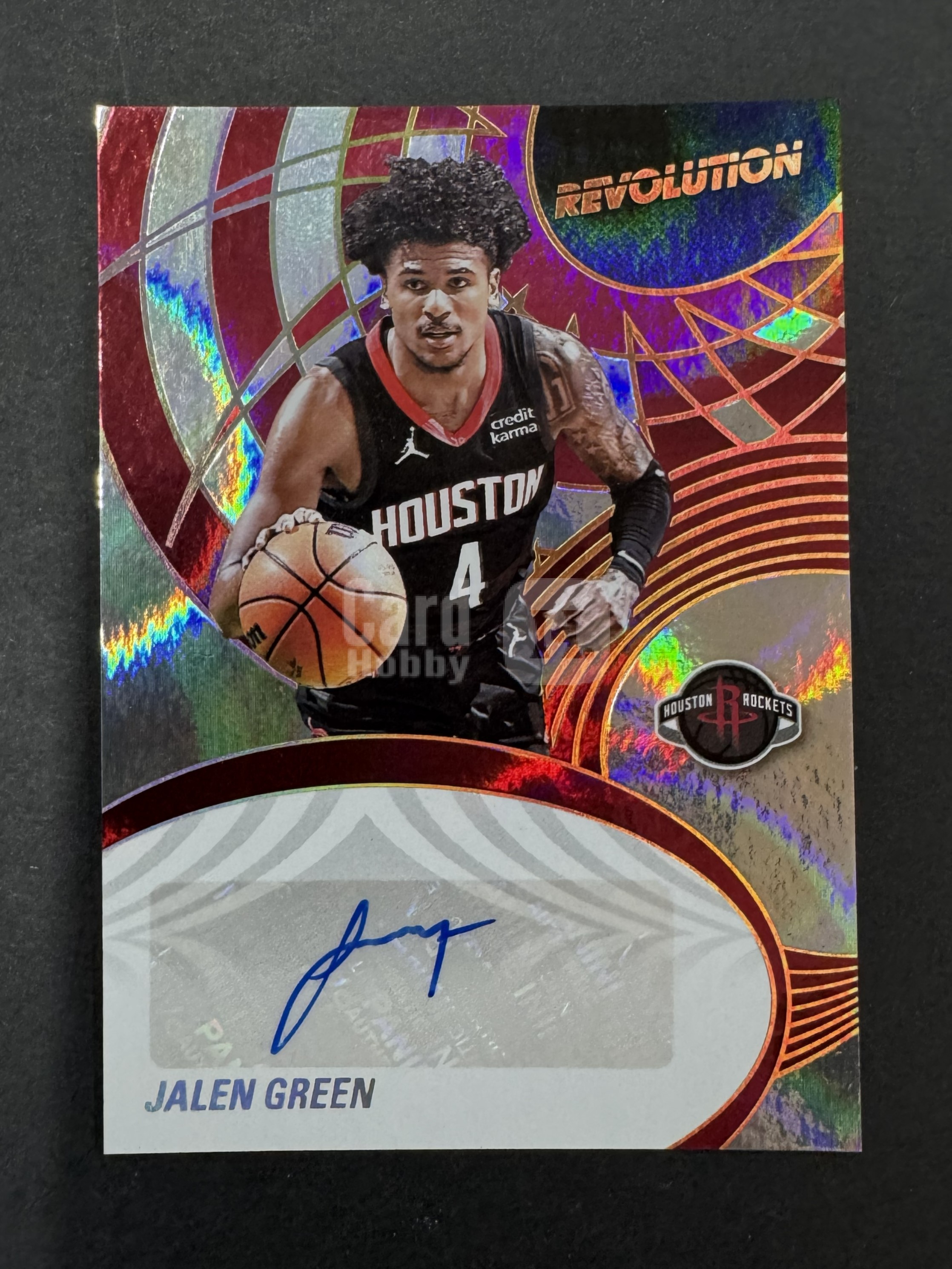 2024-25 Panini Revolution Jalen Green #19 杰伦 格林 签字 革命 21/25编 贴签 卡品如图