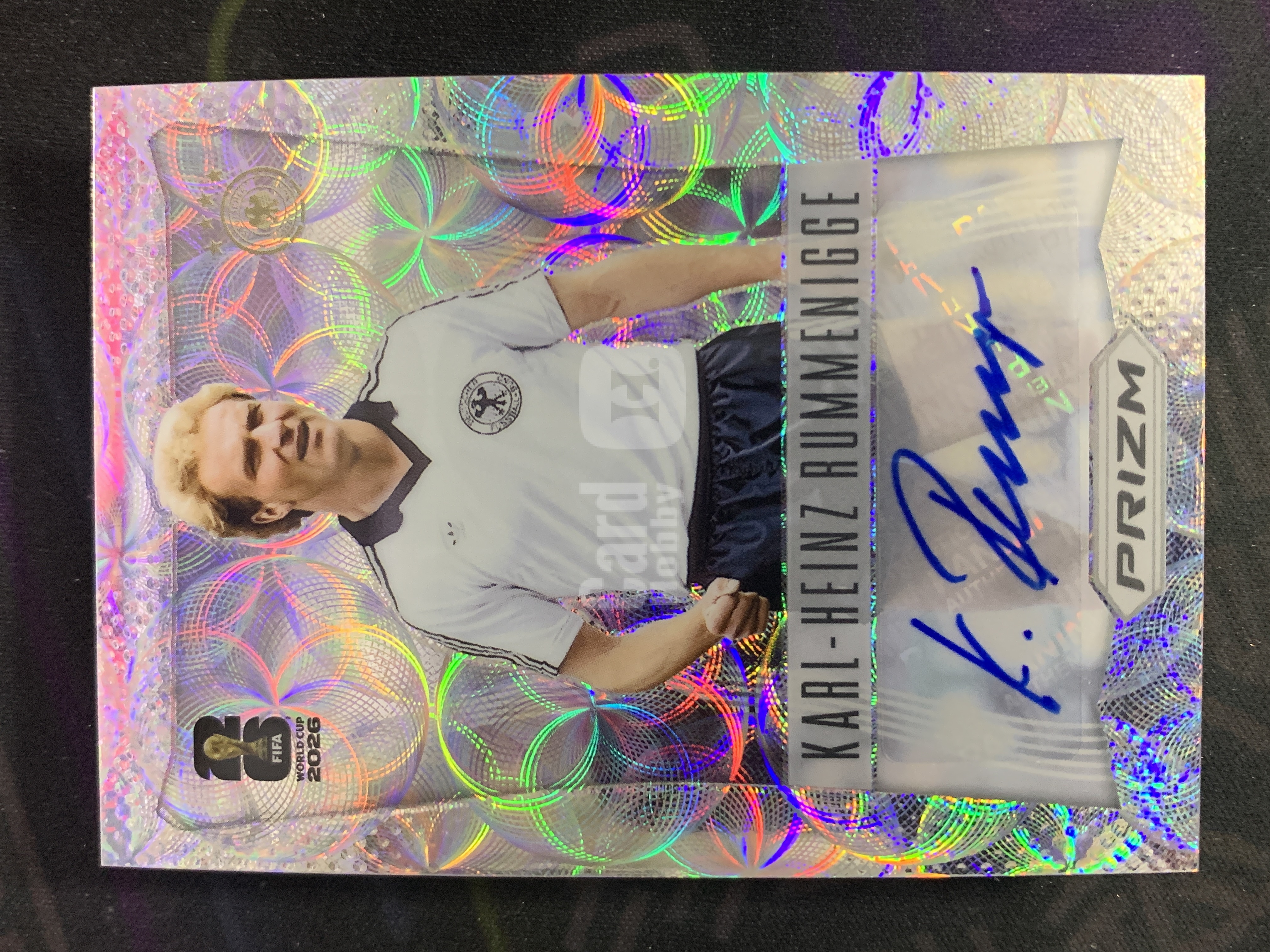 【一分钱Penny】2026 Panini Prizm FIFA World Cup 世界杯 Karl-Heinz Rummenigge 卡尔 海茵茨 鲁梅尼格 圈圈折 签字 德国 #XXM