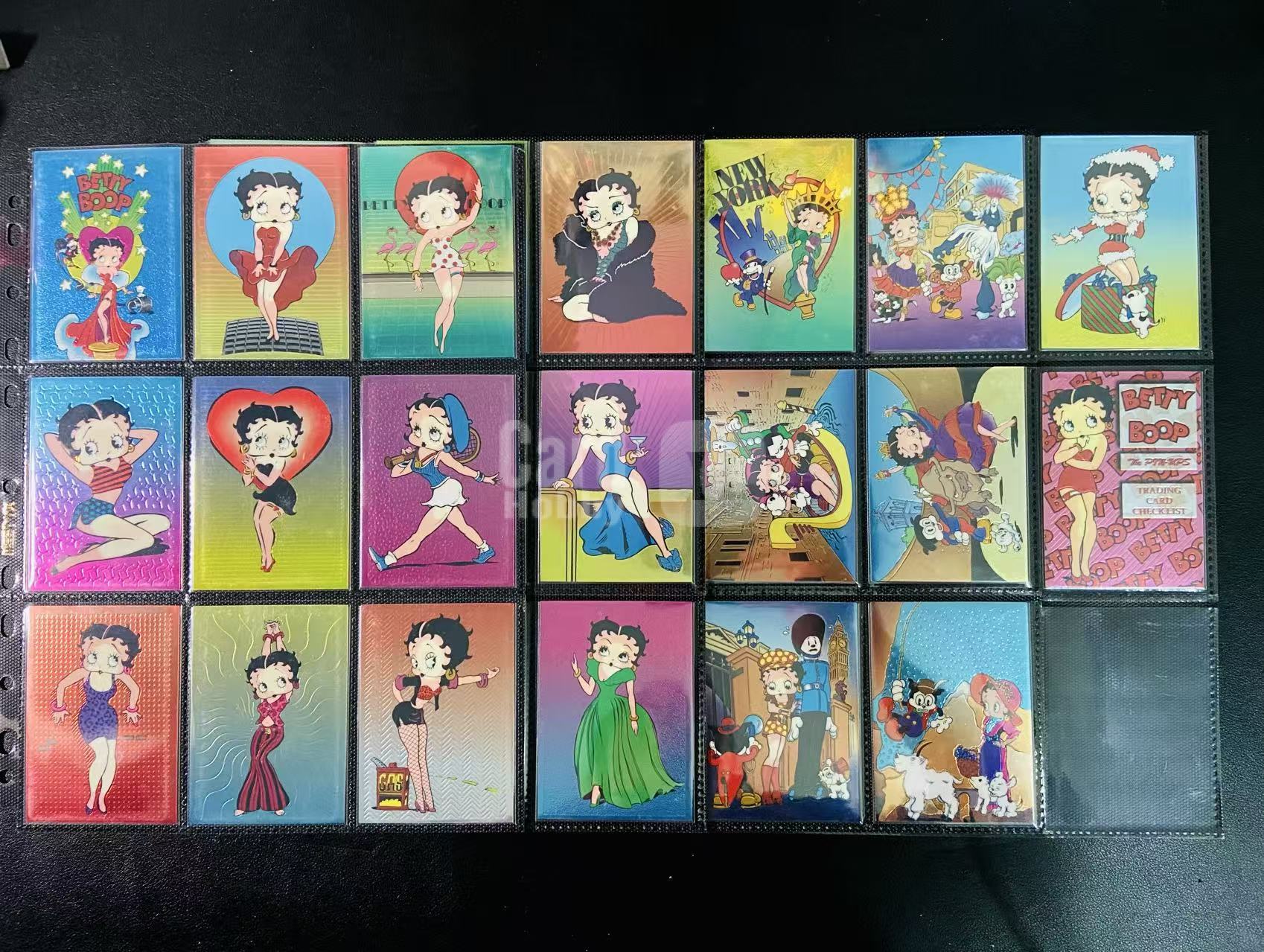 1996 KROME Betty Boop 贝蒂小姐 96年1-50号齐 经典荧幕角色贝蒂小姐 卡品如图卡况良好带卡页发货 少见稀有收藏卡 中古古早收藏卡 老卡 关联 迪士尼100周年