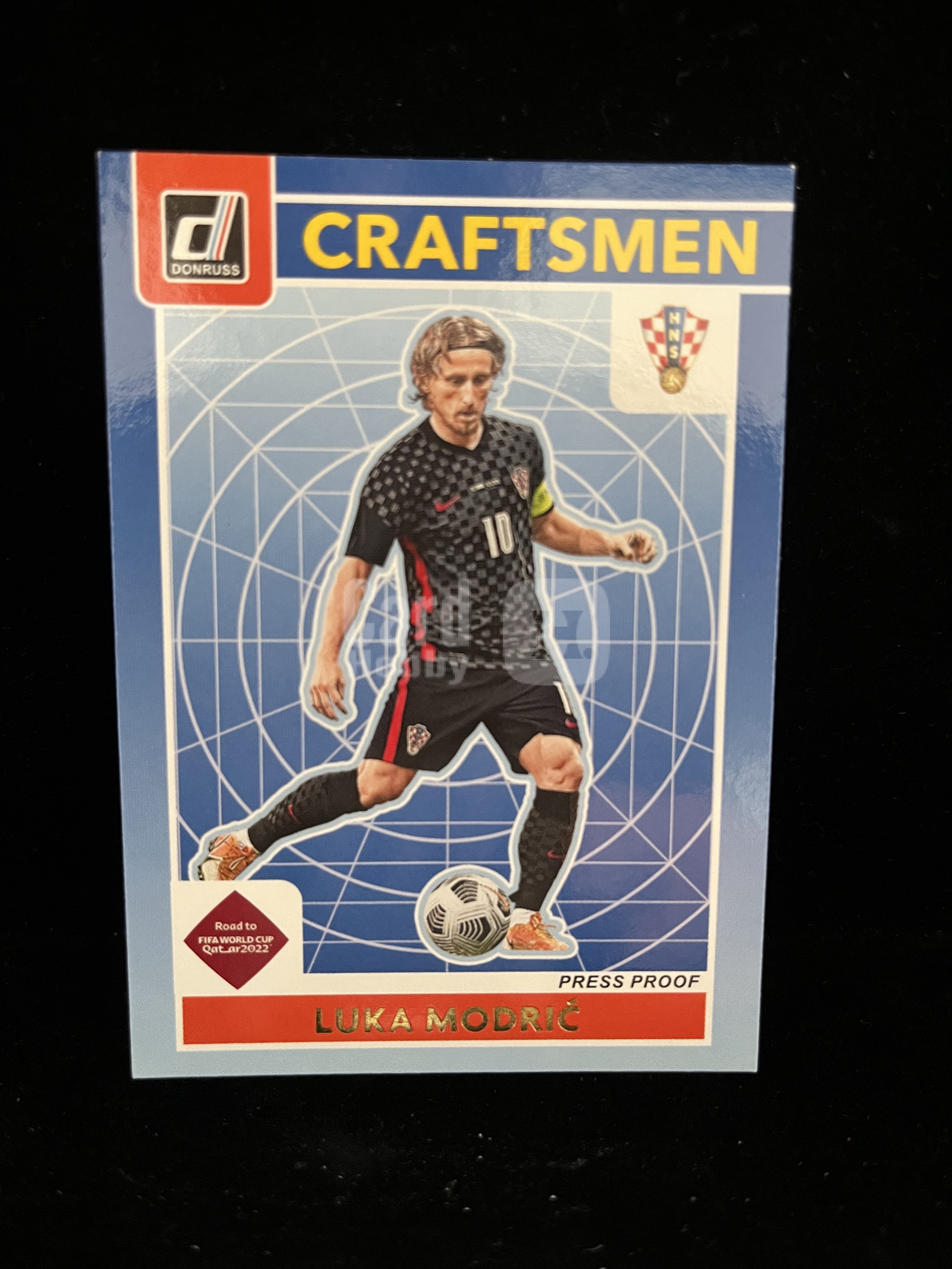 免费代拍 2021 Donruss FIFA World Cup 莫德里奇 Luka Modrić Press Proof 卡品如图#A824
