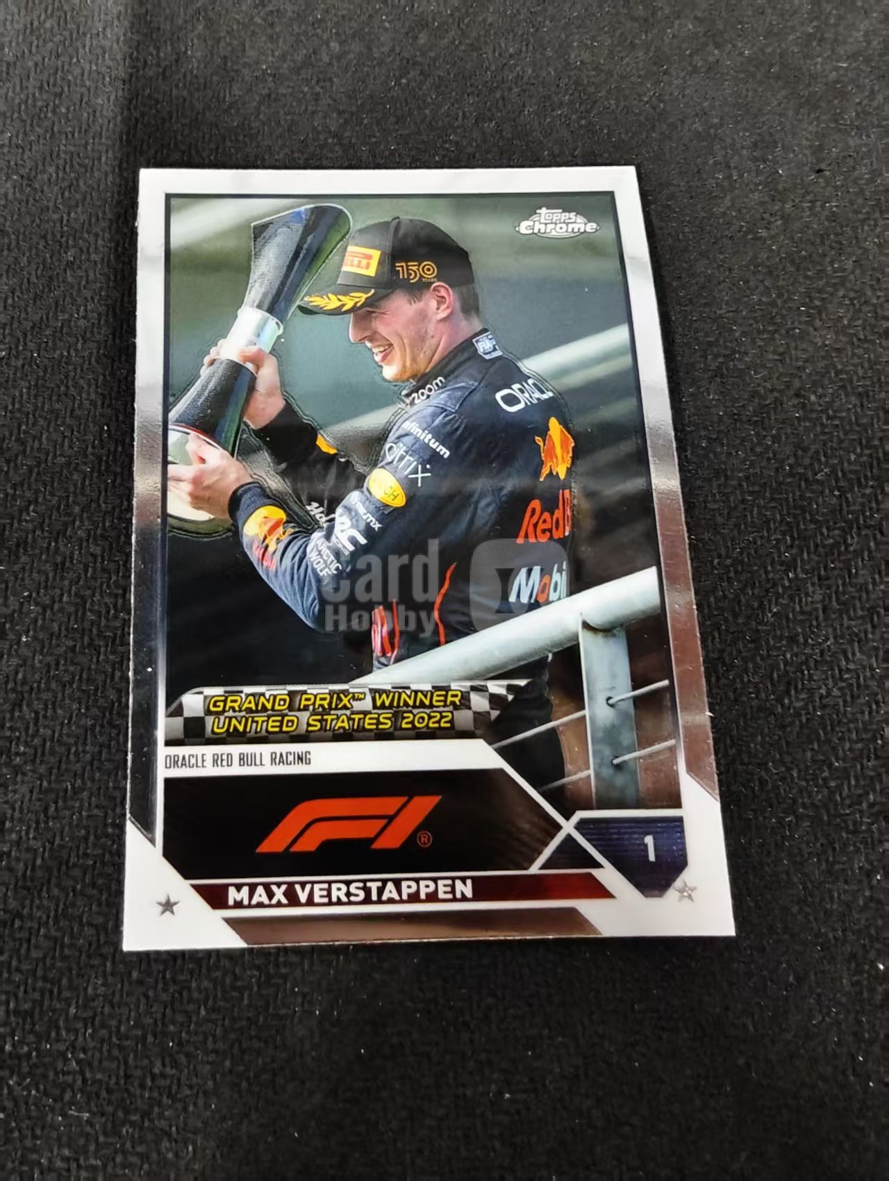 2023 Topps Chrome F1 Max Verstappen 维斯塔潘 红牛 划痕 边角瑕疵 #162