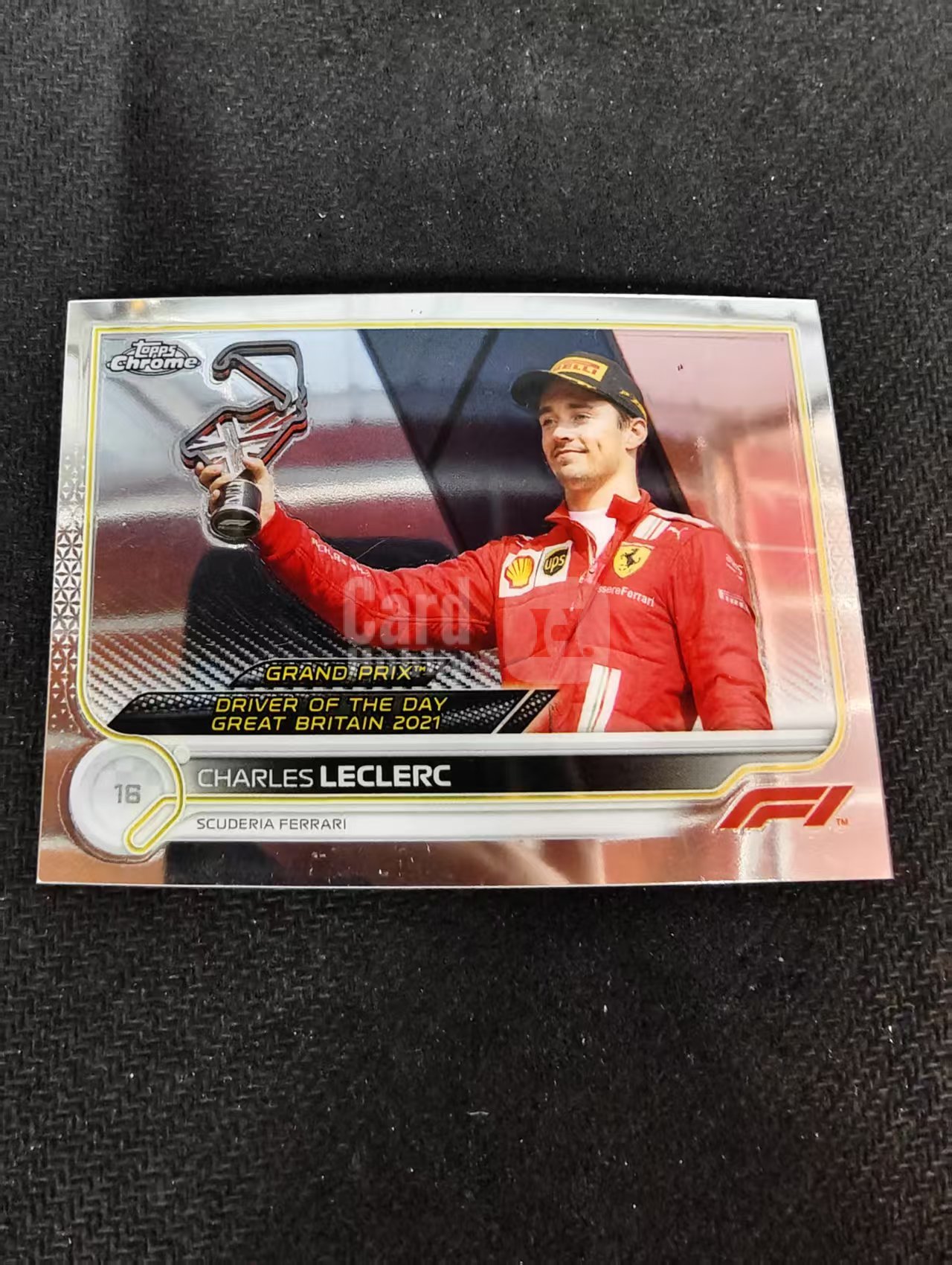 2022 Topps Chrome F1 Charles Leclerc 勒克莱尔 法拉利车队 划痕 边角瑕疵#182