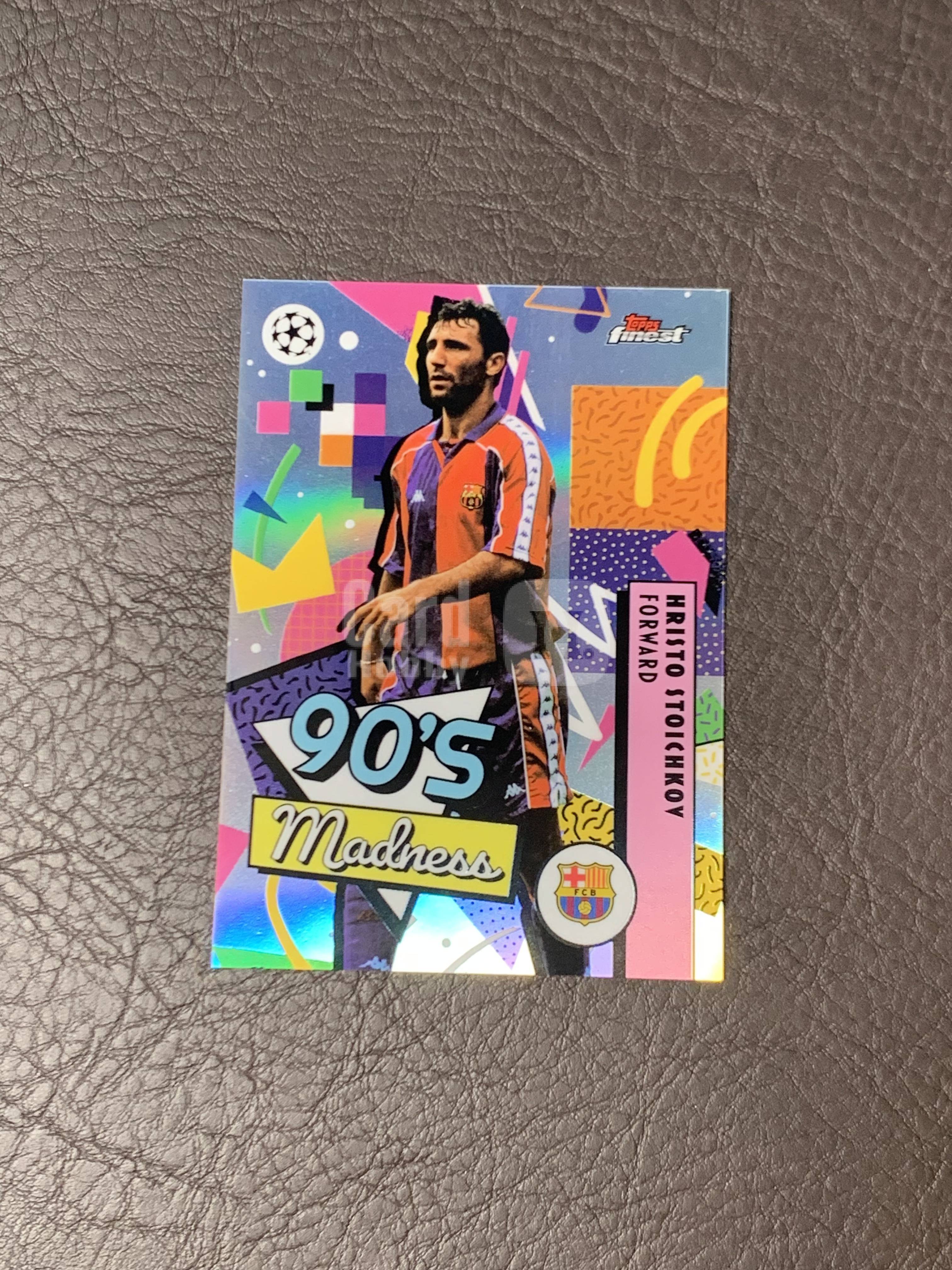 2026 Topps Finest Hristo Stoichkov #MAD-4 欧冠 疯狂90年代特卡 90's Madness