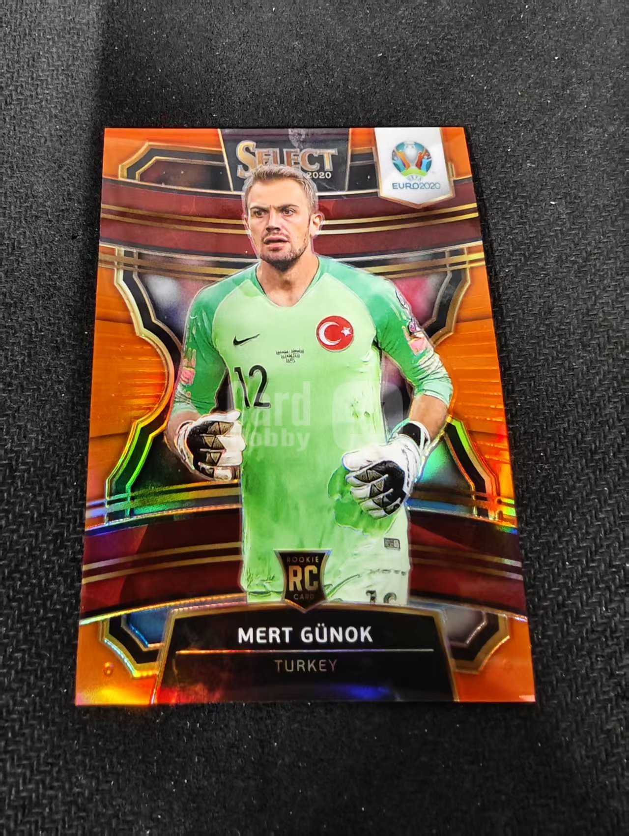 2020 panini select mert gunok 欧洲杯 土耳其 梅尔特 古诺特 rc 新秀 橙折 125编 瑕疵如图