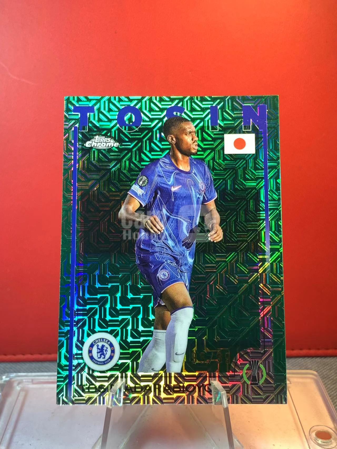 (詹叔代拍)2024-25 Topps Chrome 日版 樱花 Tosin Adarabioyo 托辛 95/99编 绿迷宫折 绿mojo折 卡品如图 顺丰寄付 泰山