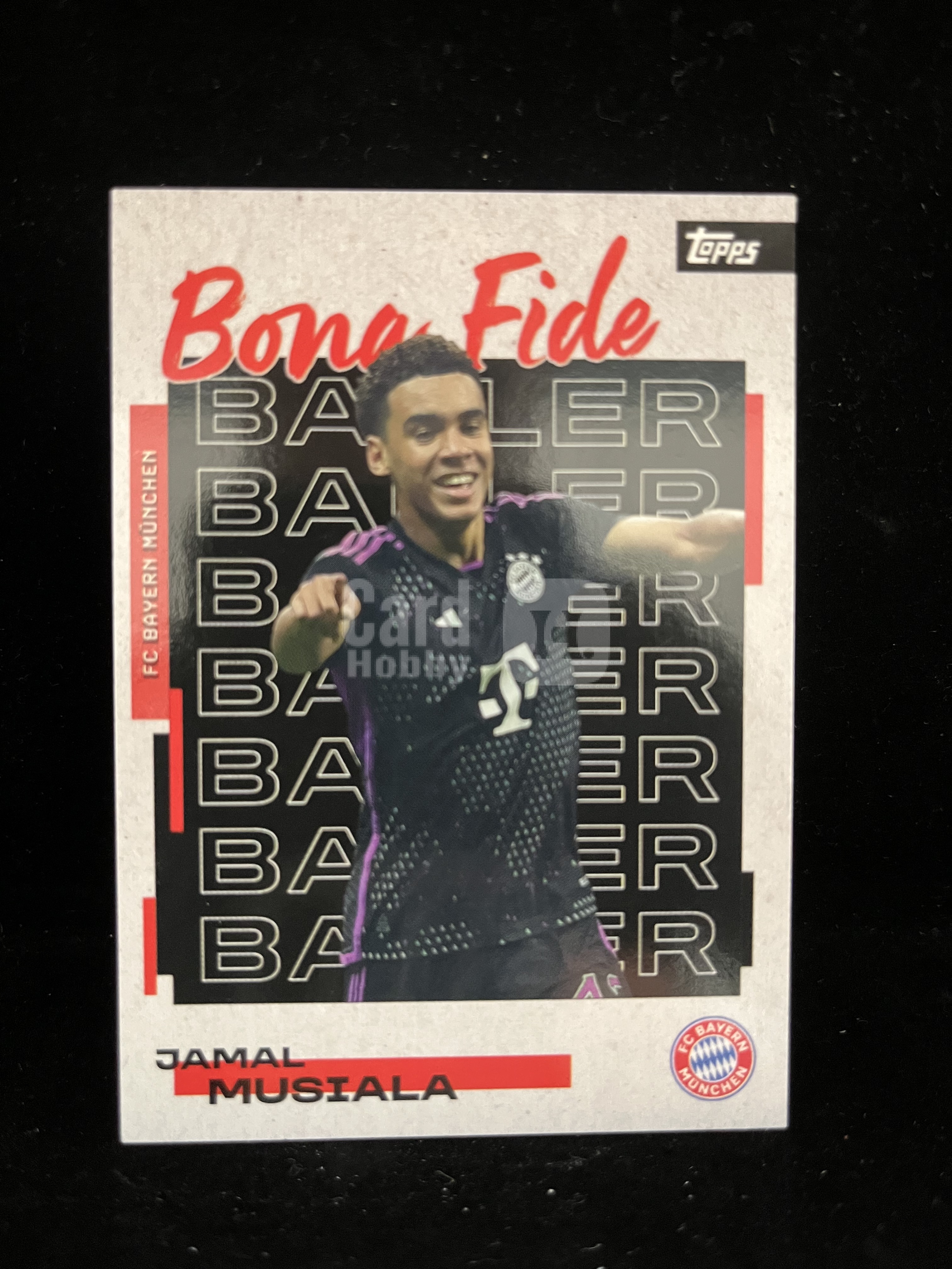 免费代拍 2024 Topps Bayern Munich Team Set Bona Fide 德甲 穆西亚拉 Jamal Musiala 卡品如图#A615