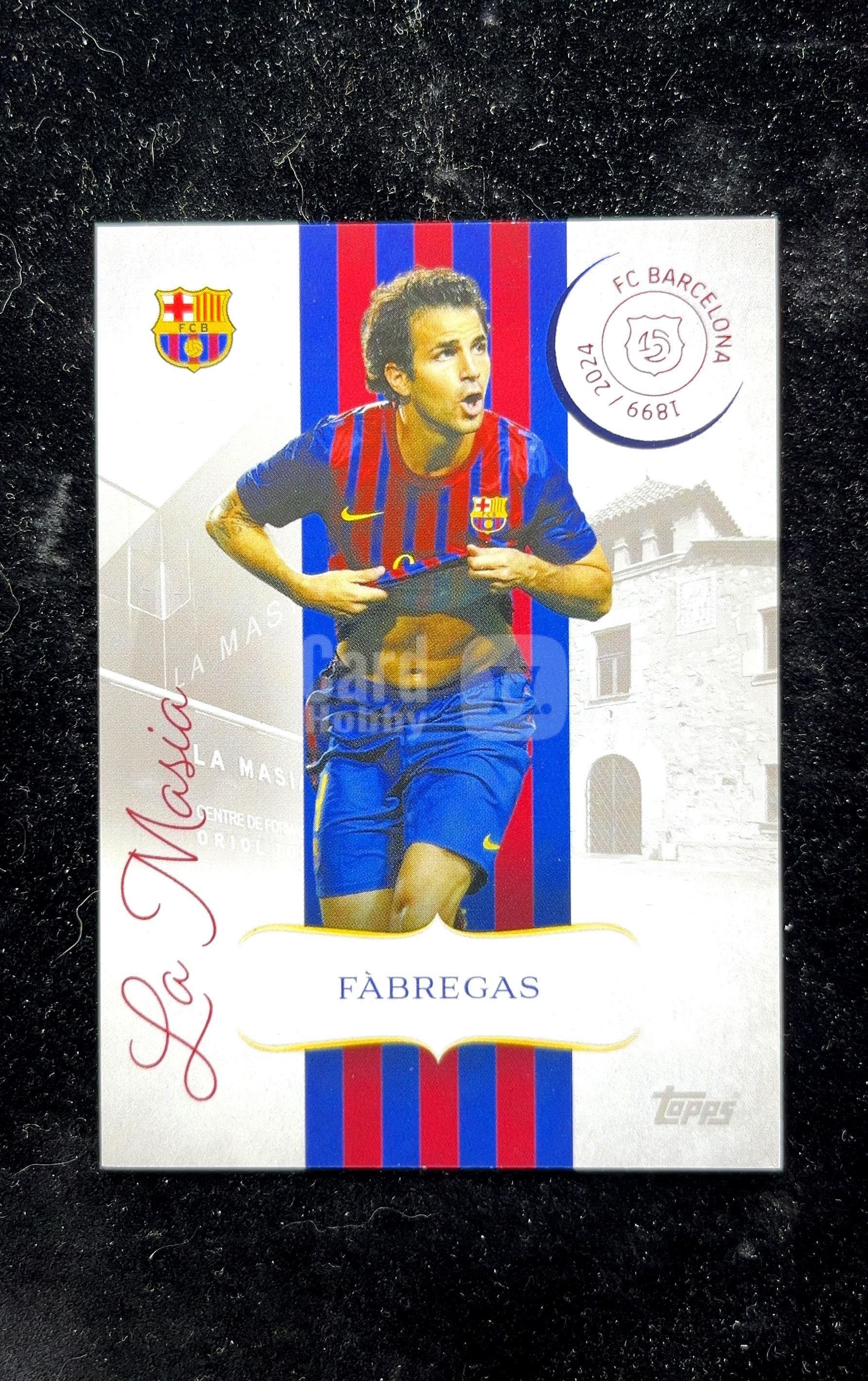 【小白1%代卖】2025 Topps 巴萨125周年队盒 La Masia拉玛西亚特卡 Xavi Fàbregas 法布雷加斯 新秀 RC 卡品如图 高价值 #LM-8 FC 0626