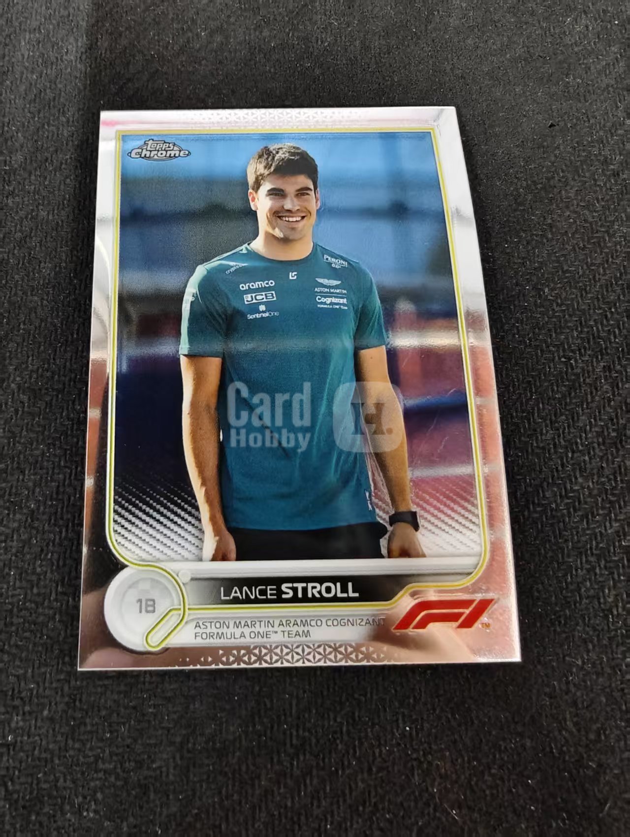 2022 Topps Chrome F1 Lance Stroll 兰斯 斯特罗尔 阿斯顿马丁 划痕 边角瑕疵 #49
