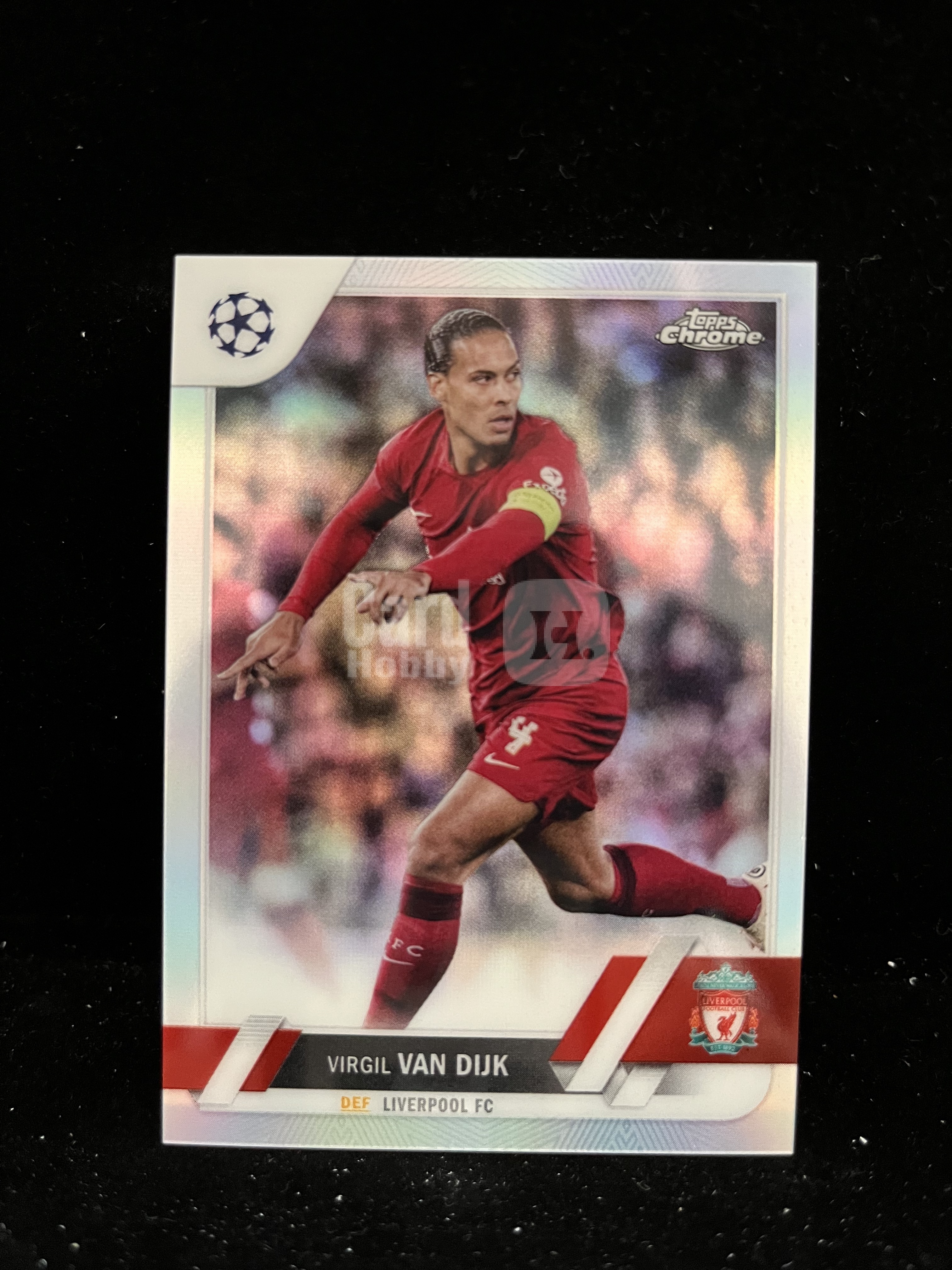免费代拍 2023 Topps Chrome 欧冠 范戴克 Virgil van Dijk 折射 卡品如图#F780