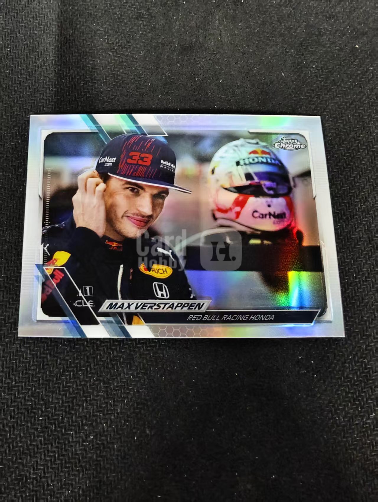 2021 Topps Chrome Max Verstappen F1 维斯塔潘 红牛 银折 划痕 边角瑕疵 #43