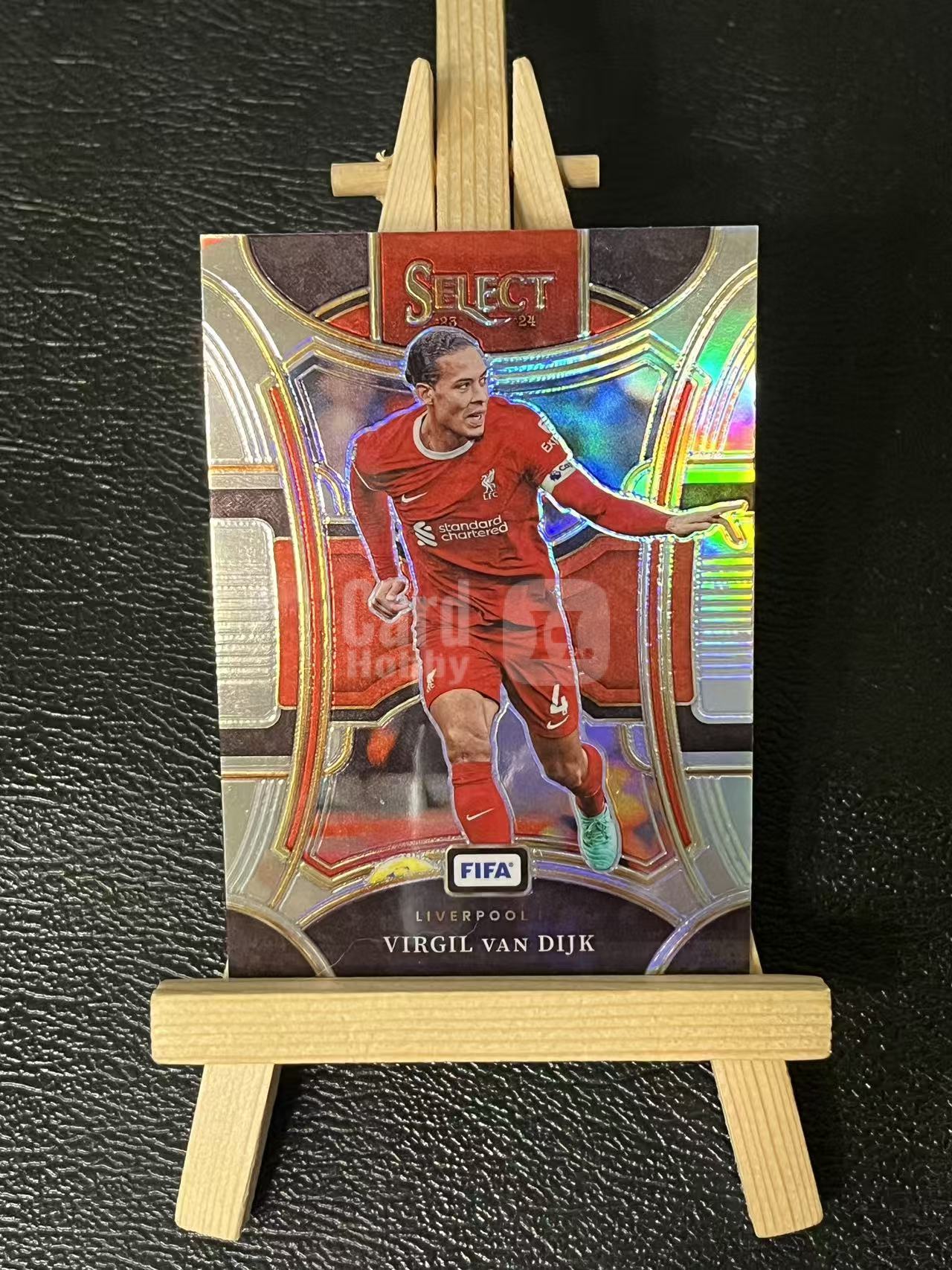 2023-24 Panini Select Virgil van Dijk 范戴克 利物浦 银折 实卡精美 卡品如图 LA-2