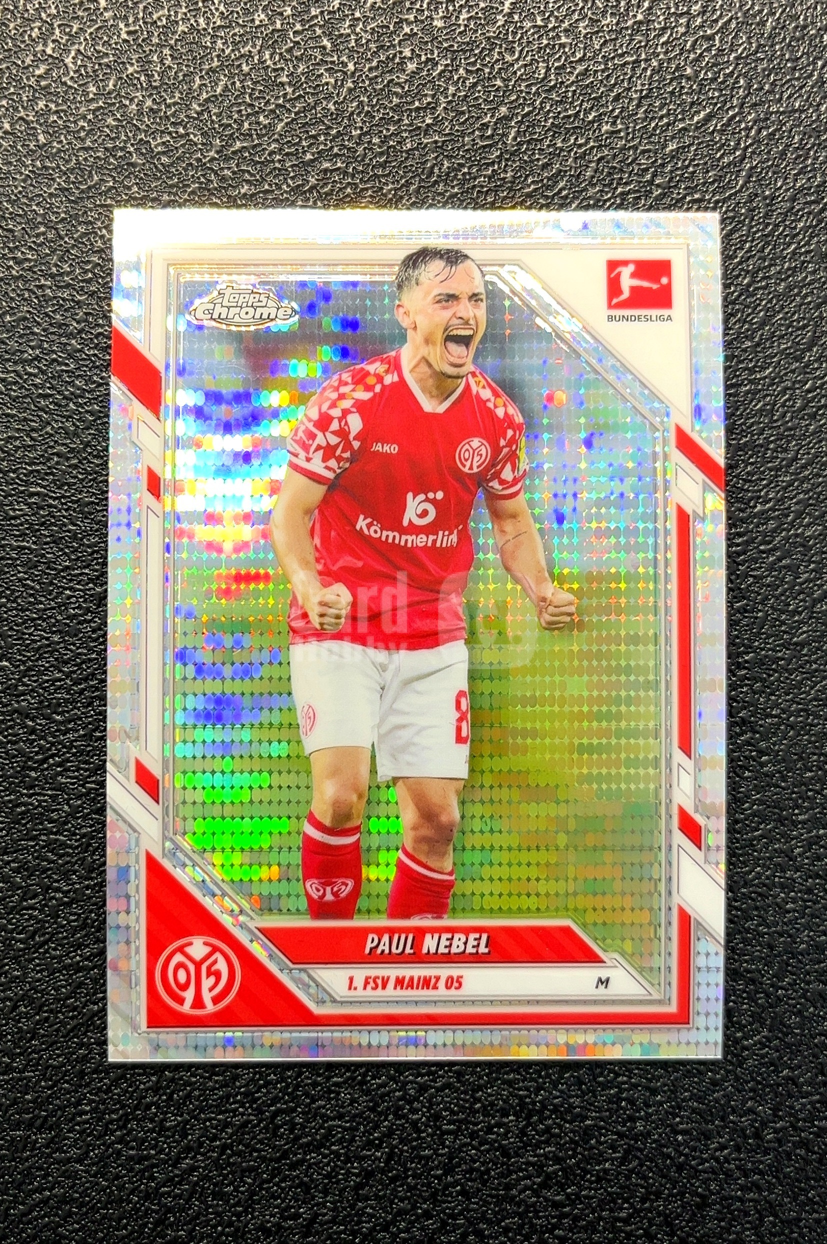 【岛屿拍卖】2026 Topps Chrome 德甲 Paul Nebel 保罗·内贝尔 银脉冲折 折射 卡品如图 高价值 #73 1. FSV Mainz 05 美因茨 0016#44