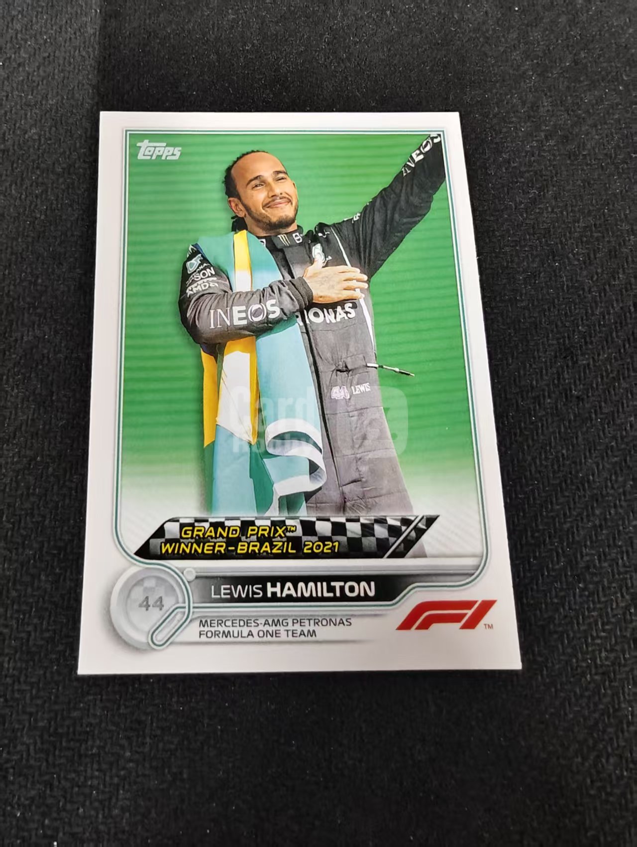 2022 Topps Chrome F1 Lewis Hamilton 刘易斯 汉密尔顿 AMG梅赛德斯奔驰 划痕 边角瑕疵 @169