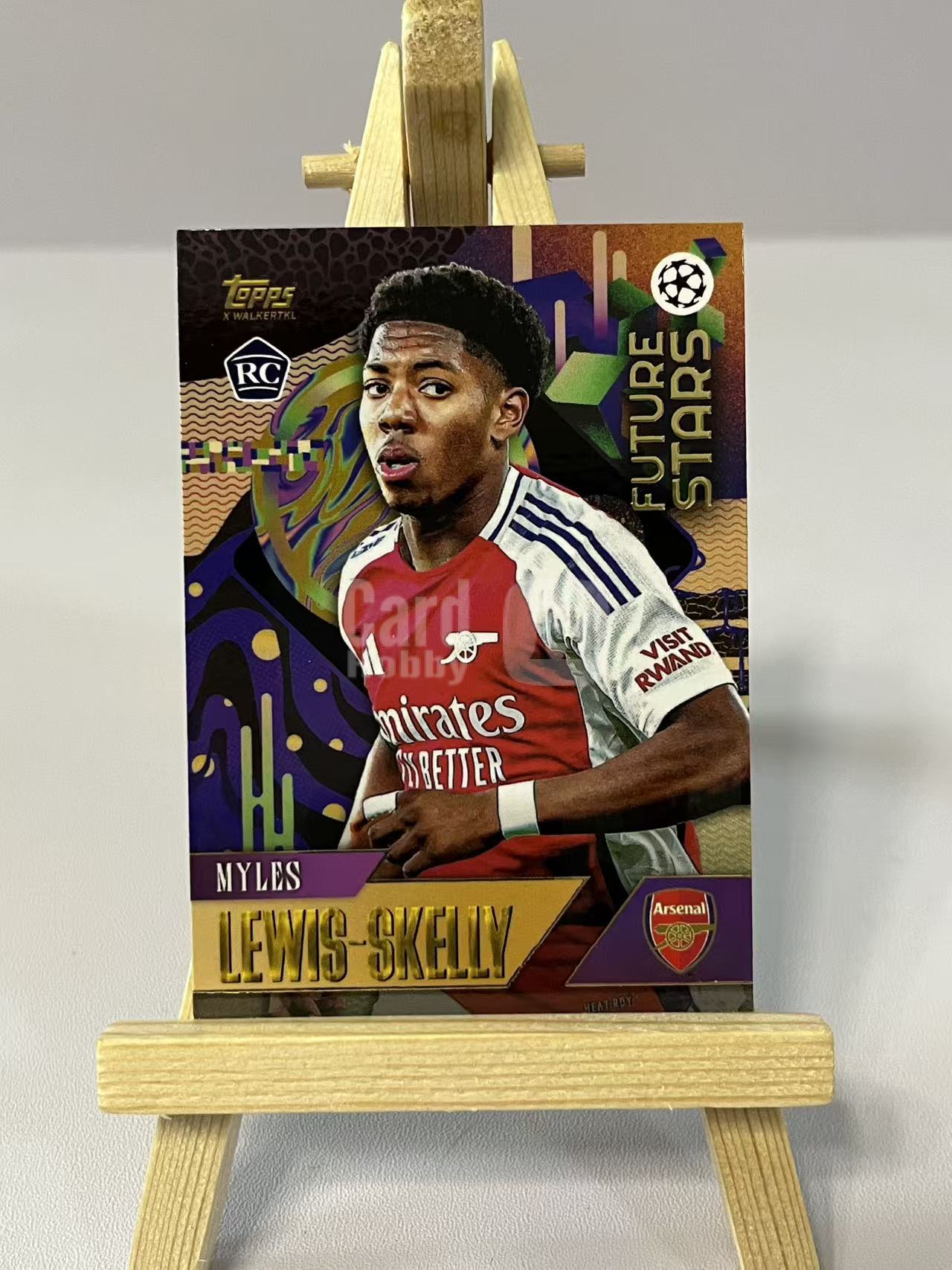 2024 Topps UEFA myles lewis skelly RC 斯凯利 新秀 阿森纳 gold 欧冠 实卡精美 卡品如图 LZ5