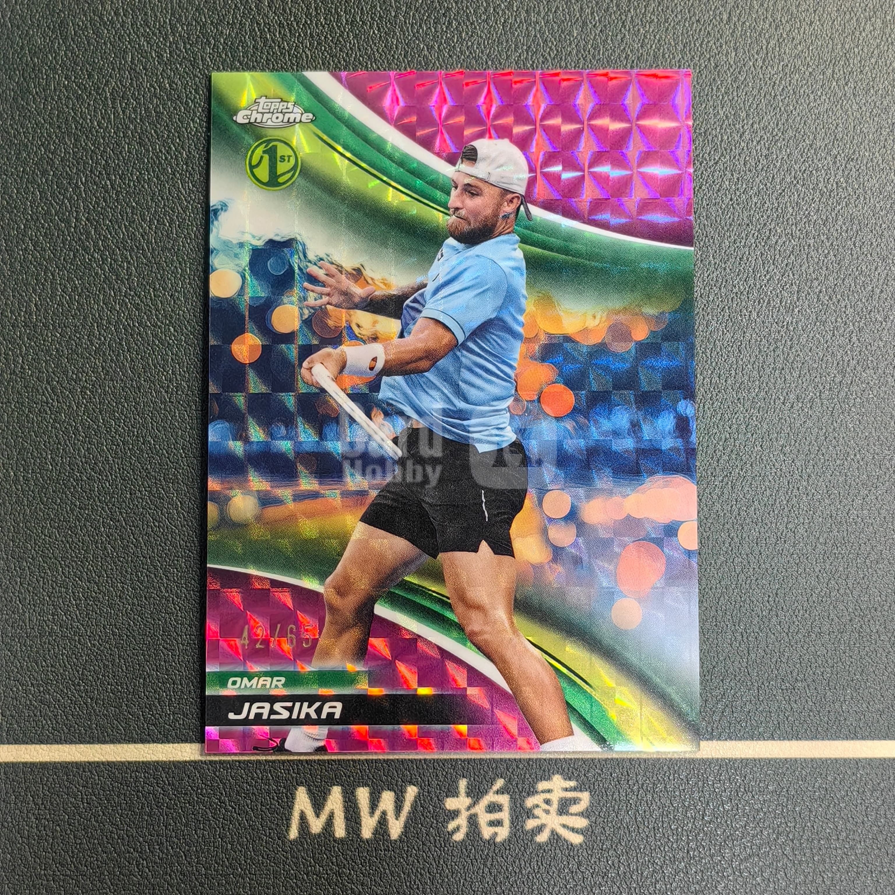 【MW拍卖】 奥马尔 贾西卡 /65编 2025 Topps Chrome 粉几何折 网球 OMAR JASIKA 澳大利亚 -璐