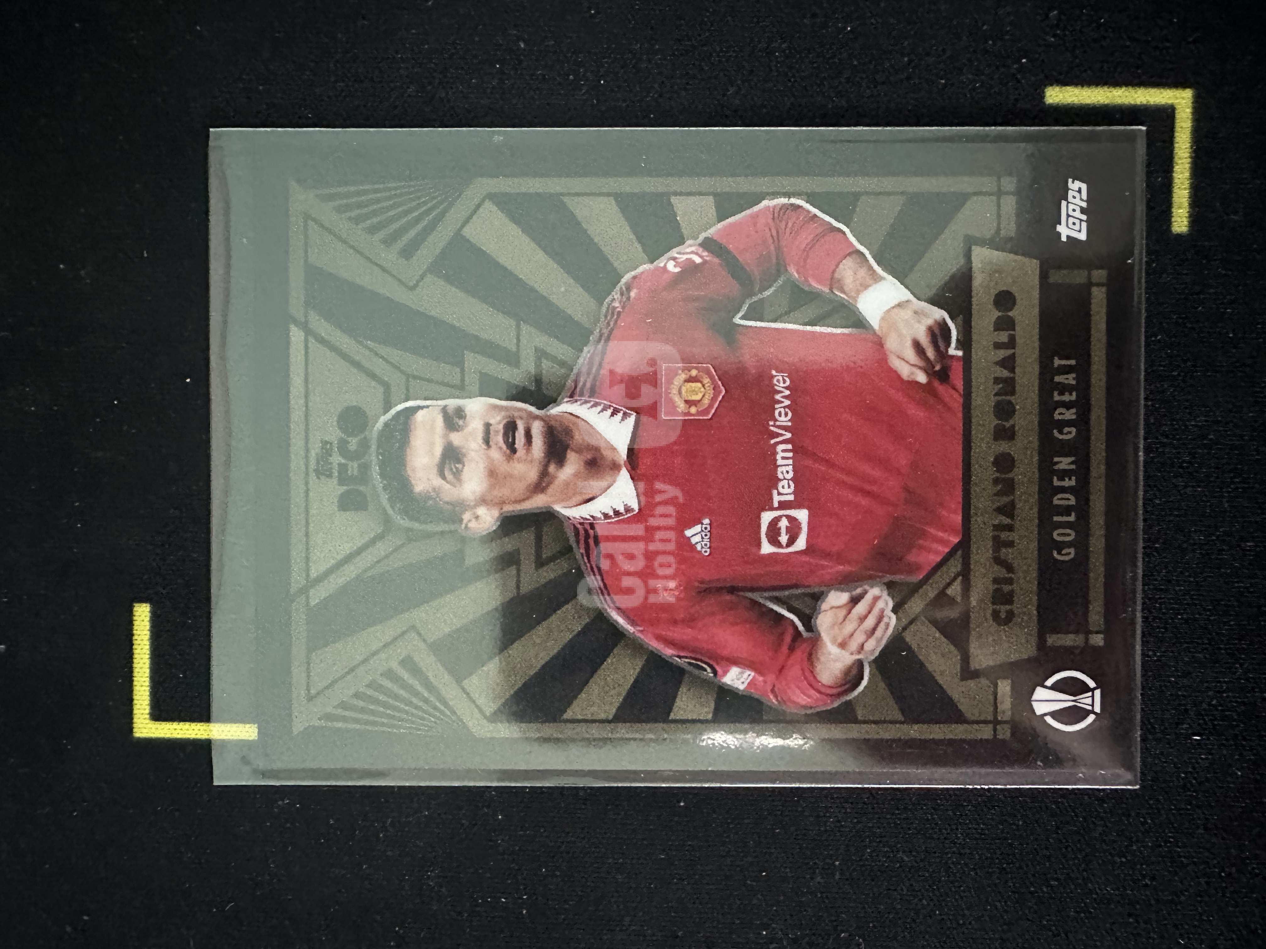 2022 Topps Deco Cristiano Ronaldo 欧冠 C罗 曼联 黄金巨星特卡