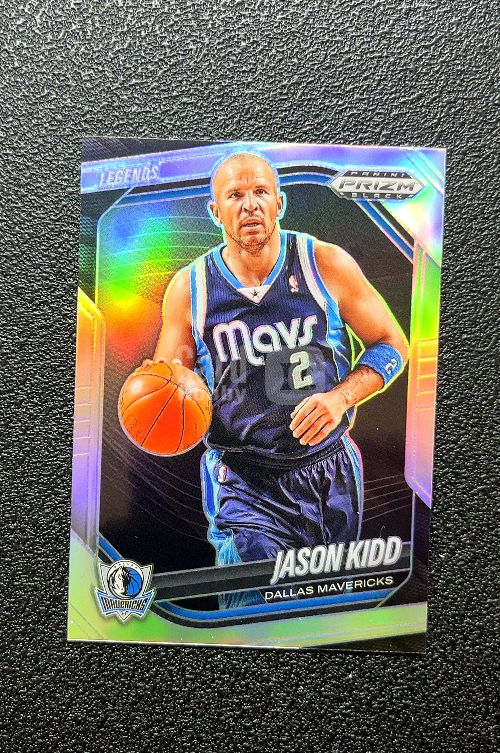 【岛屿拍卖】2024 Panini Prizm Black Legends 传奇 Jason Kidd 贾森·基德 银折 折射 卡品如图 高价值 #285 Dallas 0009#517