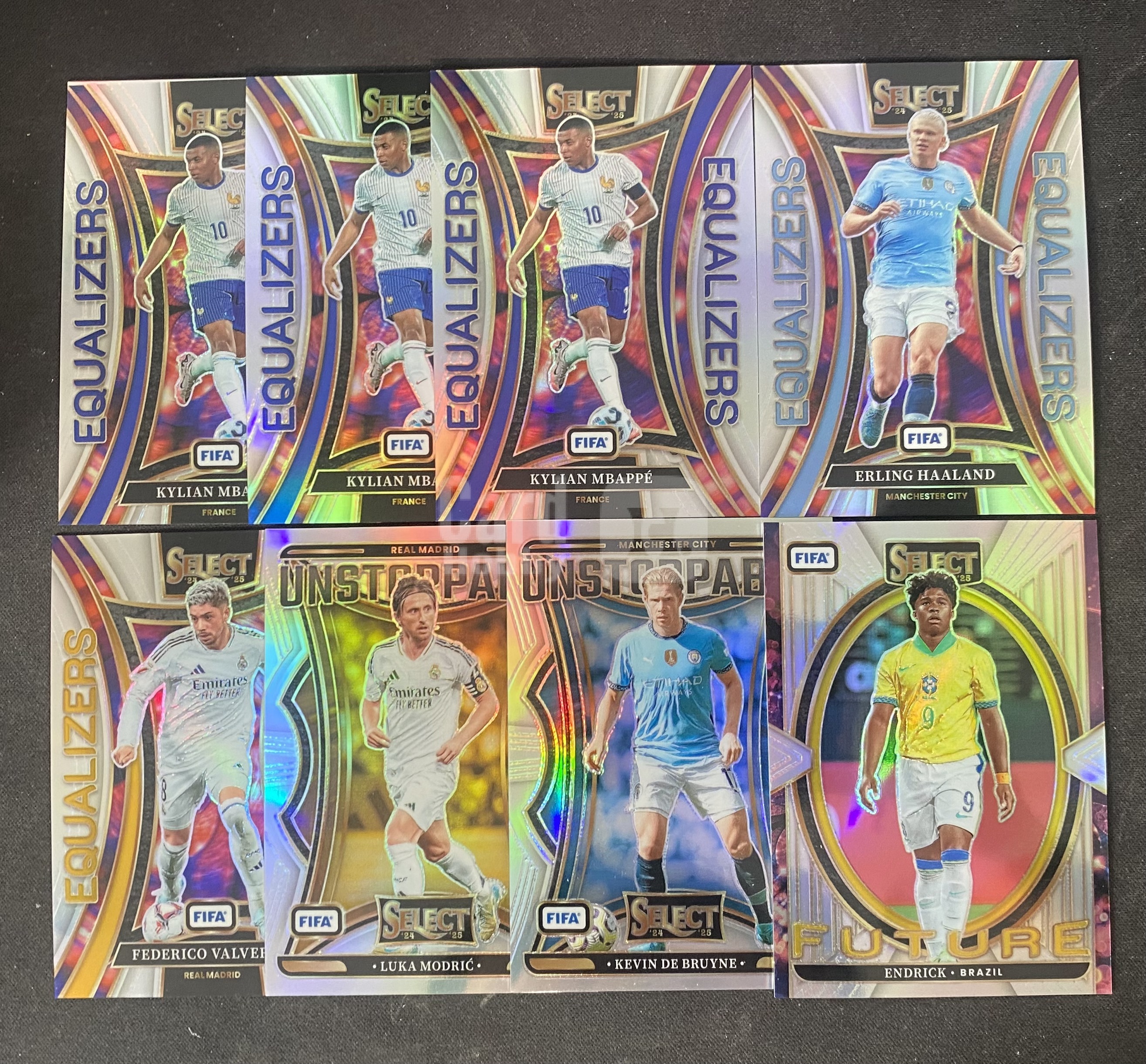 2024-25 Panini Select lot 【来拆波卡】select 国际 巴尔韦德 莫德里奇 德布劳内 姆巴佩 恩德里克 哈兰德 特卡 银折 jwcw
