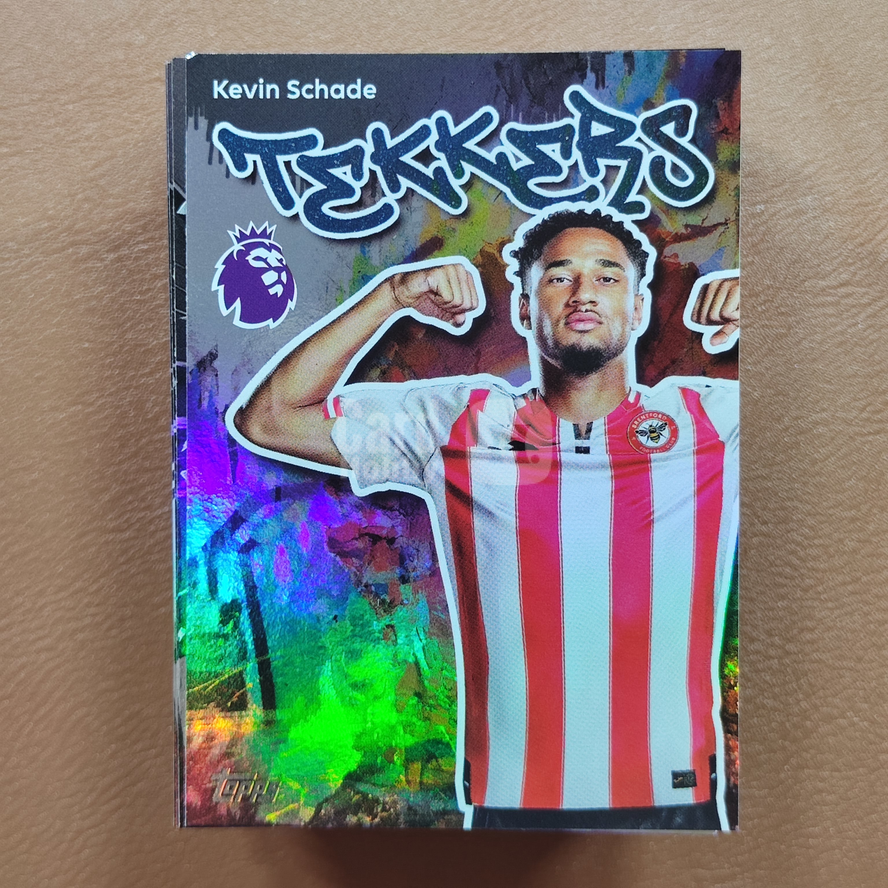 2025 【YM拍卖-代卖/回收】 topps 折射 Kevin Schade 凯文 沙德 布伦特福德  英超特卡 折射 Y0188