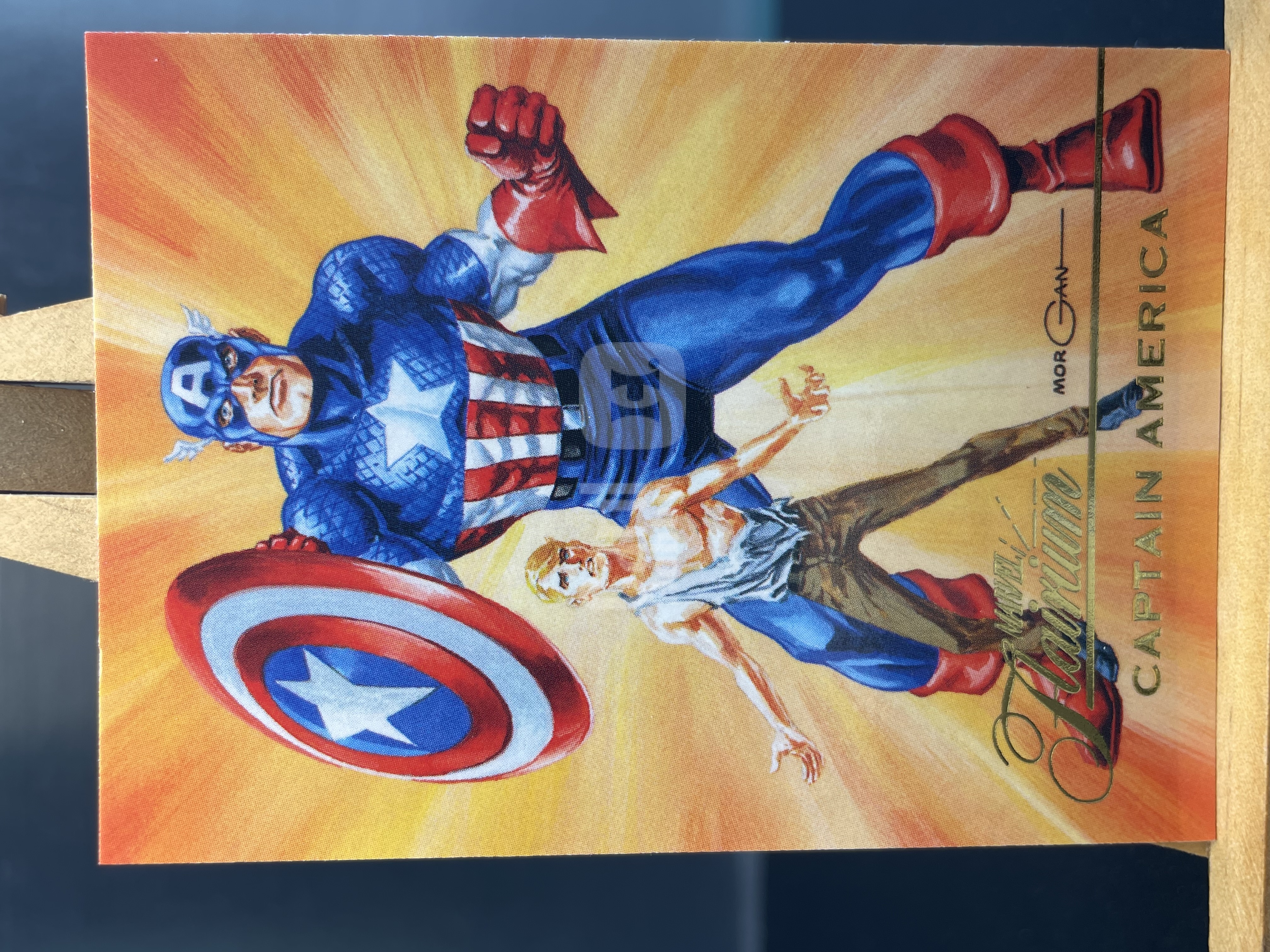 (B5) 2023 MARVEL FLEER 漫威 FT-4 美国队长 实卡好看 收藏凑套必备 卡品如图 !!!