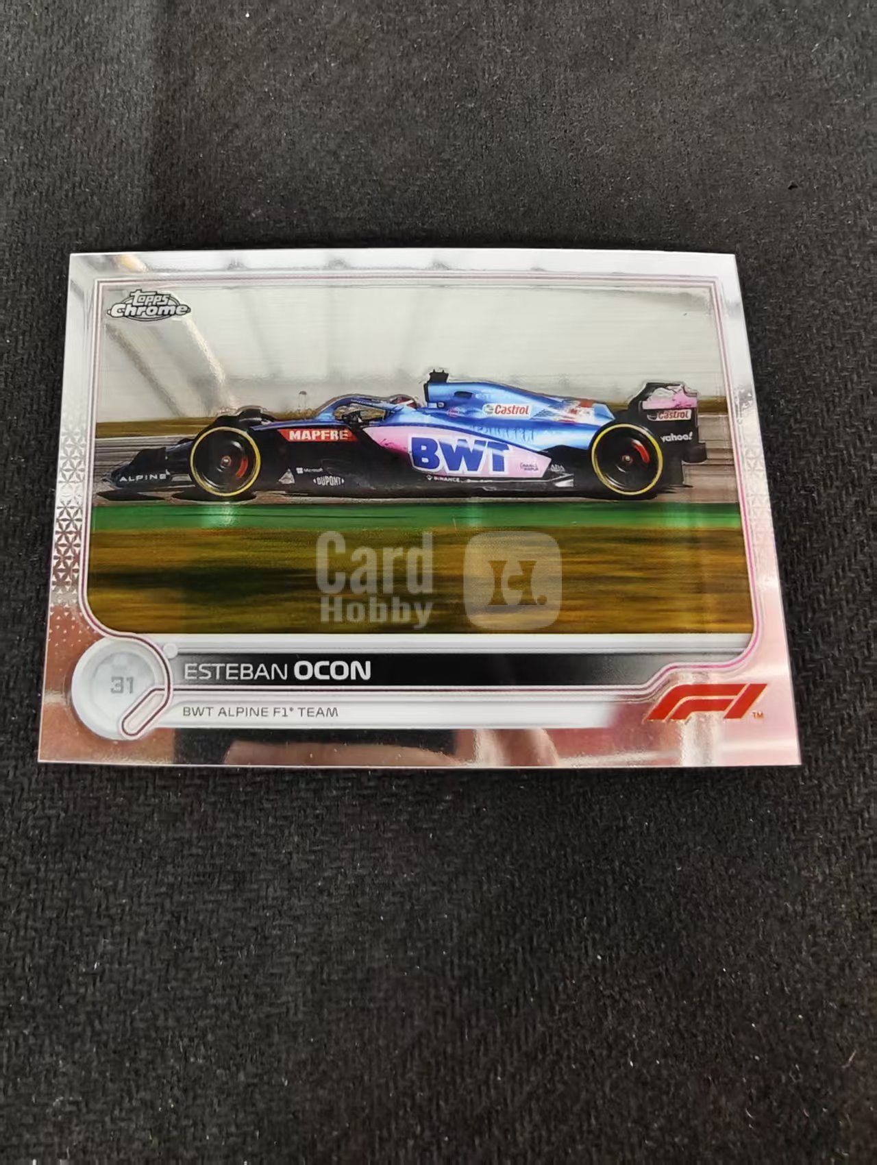 2022 Topps Chrome Esteban Ocon F1 阿尔滨车队 埃斯特班 奥康 划痕 边角瑕疵 #116