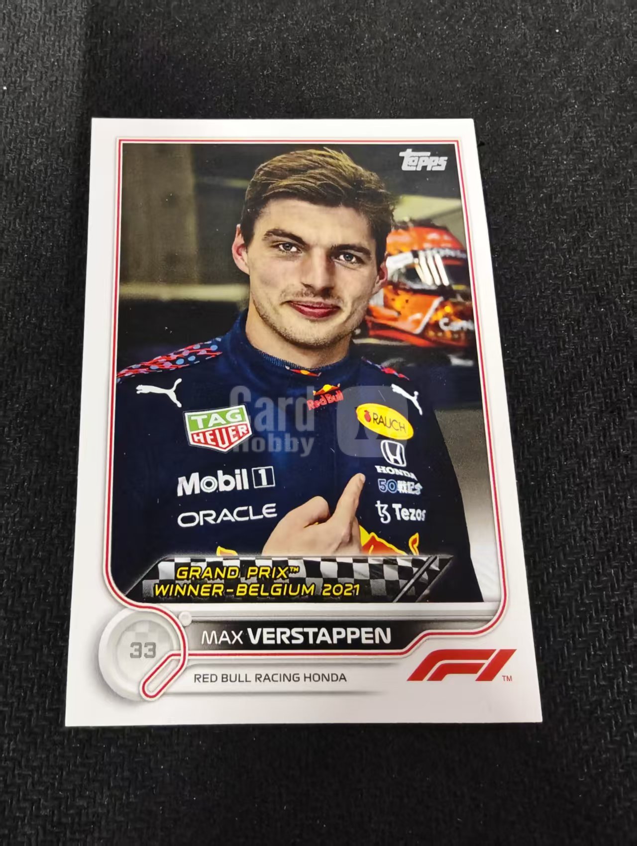 2022 Topps Chrome F1 Max Verstappen 维斯塔潘 红牛 划痕 边角瑕疵 @162