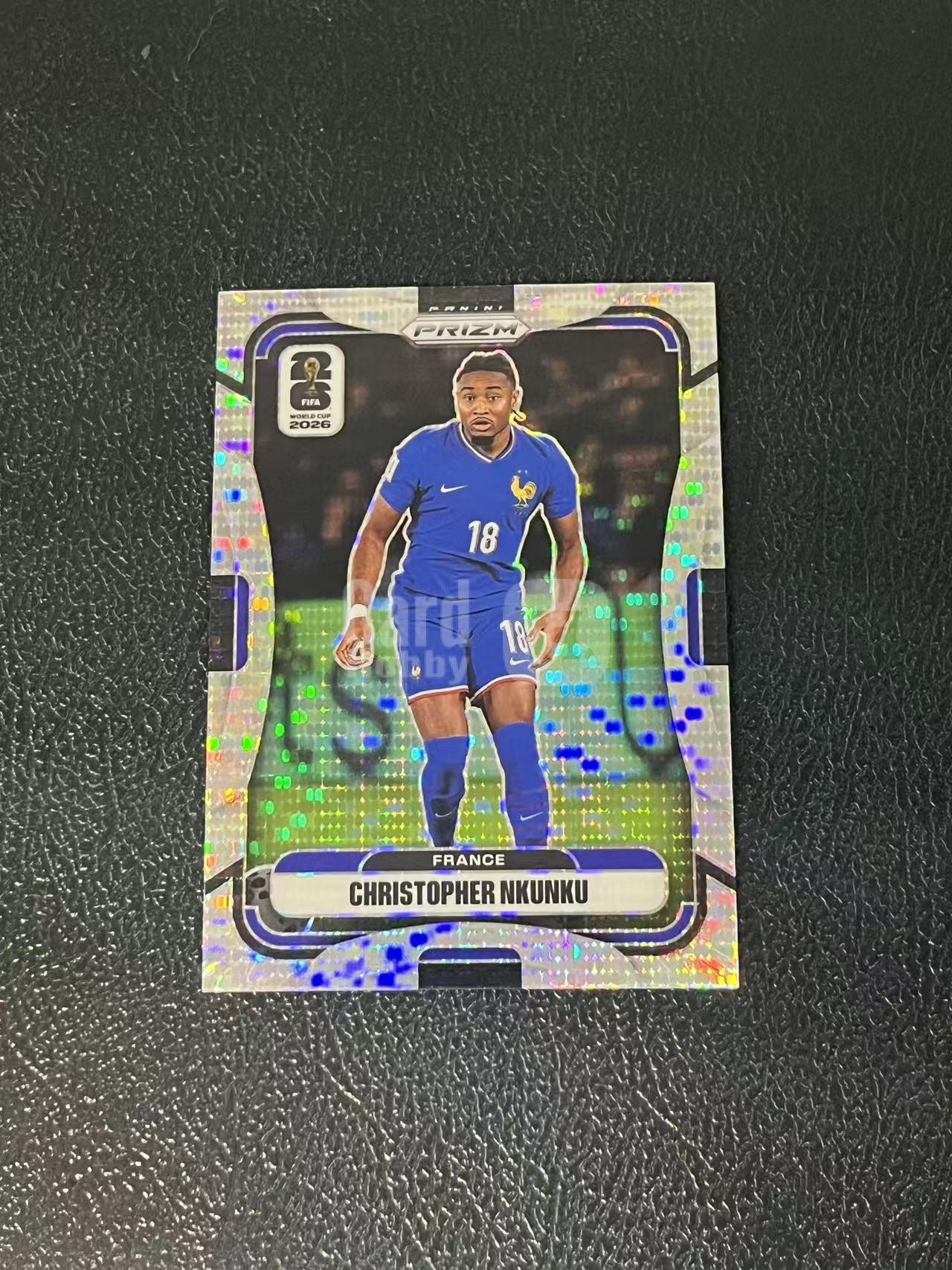2026 Panini World Cup Prizm Christopher Nkunku 恩昆库 脉冲折 法国 世界杯 银折 实卡精美 卡品如图 LA-5