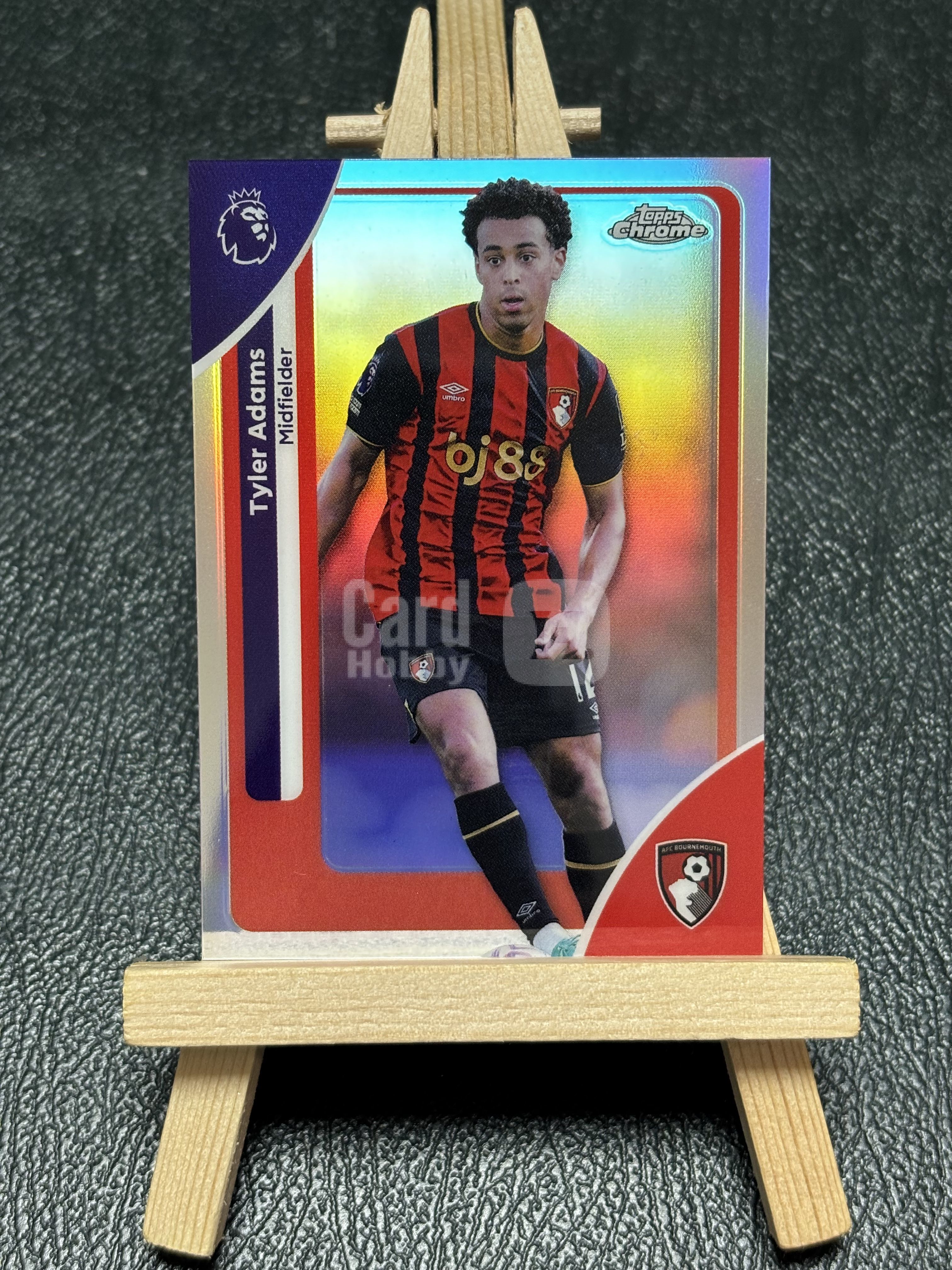 2026 Topps Chrome Tyler Adams 泰勒 亚当斯 伯恩茅斯 英超 银折 实卡精美 收藏必备 卡品如图 七七代卖 XO4