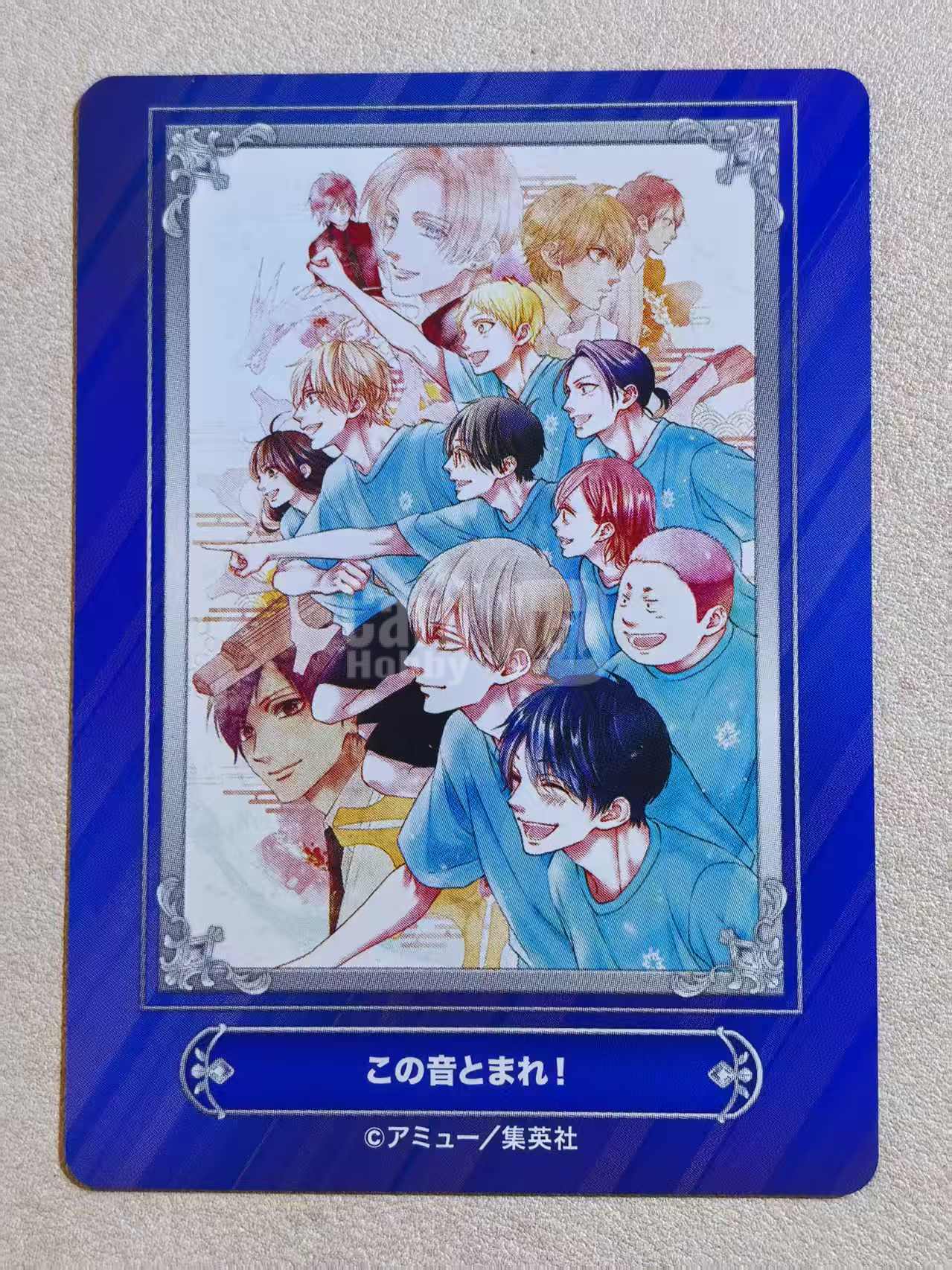 Jump Fair 2024 in Animate 安利美特书店 集英社漫画 活动限定特典卡《一弦定音!》时濑高中古筝社全员大合照 Amu创作 卡边有白点 卡品如图