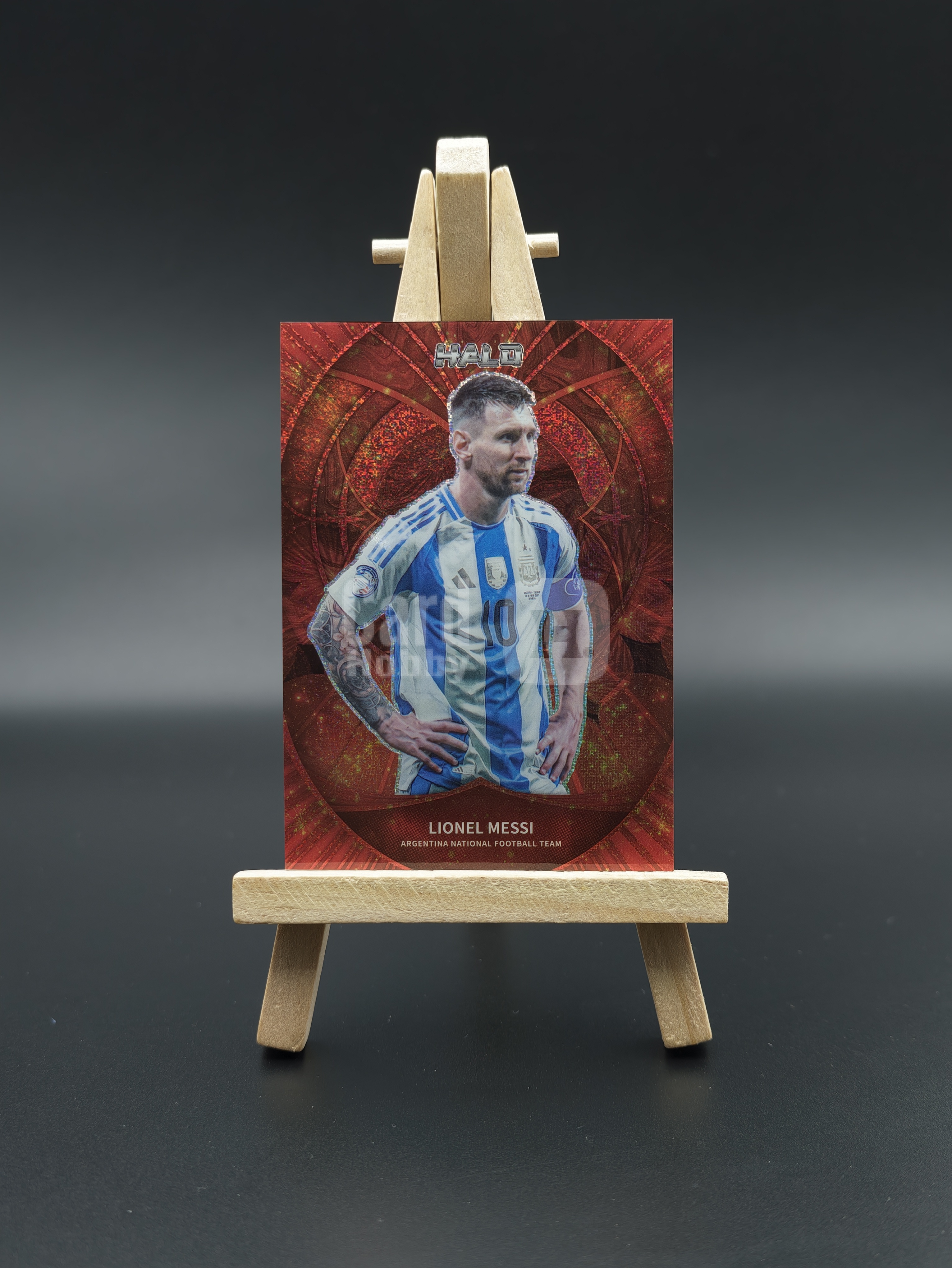 2025 HEROCK HALO Lionel Messi 阿根廷对盒 巴萨 巴塞罗那 传奇名宿 梅西 GOAT 红折 红平行 限量88编 实卡超帅 卡品如图(嗷嗷飞)