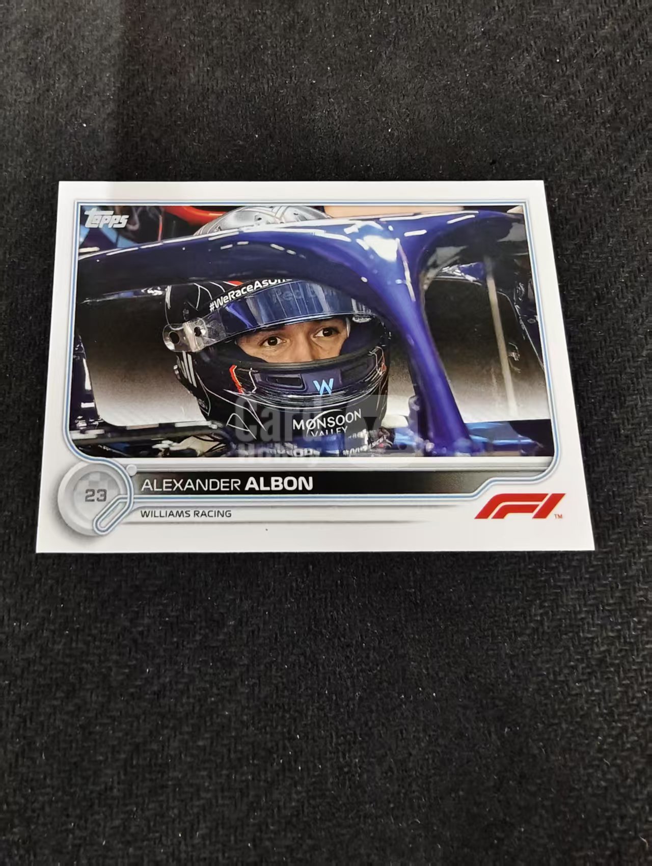 2022 Topps Chrome F1 Alexander Albon F1 威廉姆斯 亚历山大 阿尔本 划痕 边角瑕疵@56