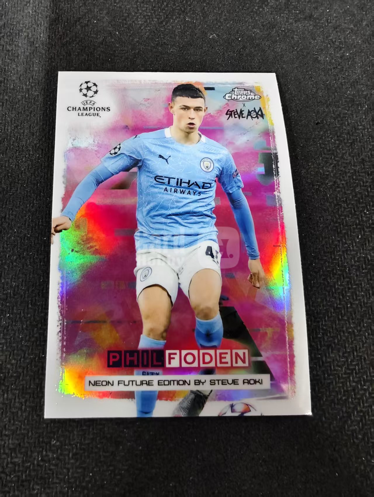 【可合并,不累计】2021 Topps Chrome Phil Foden 菲尔 福登 曼城 电音 联名 大比例 特卡 欧冠 银折 不保卡品 介意勿拍