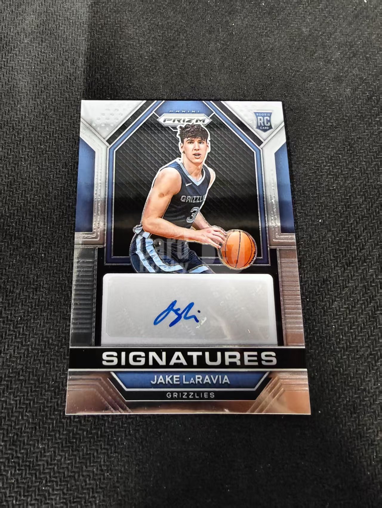 2022-23 Panini Prizm Jake LaRavia 灰熊 杰克 拉维亚 新秀 RC 签字 瑕疵如图