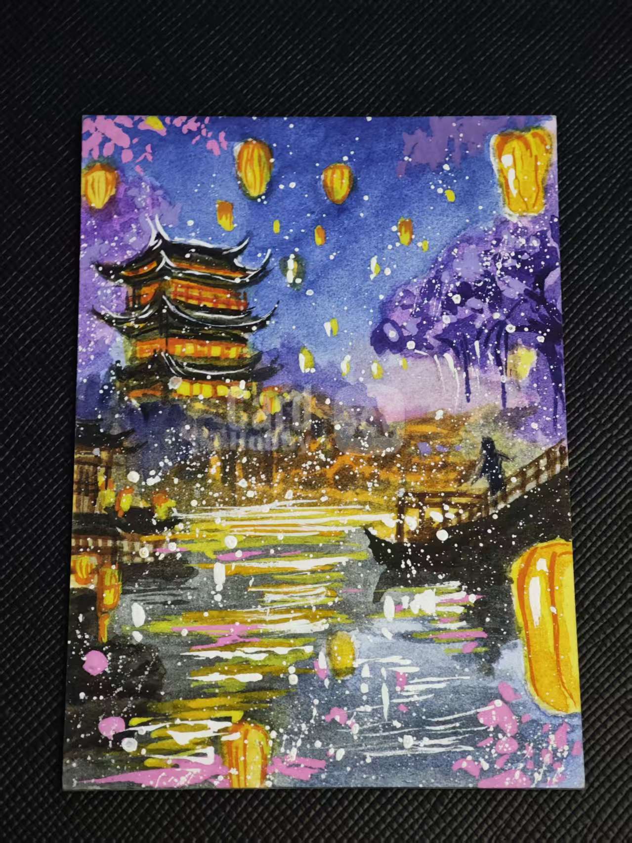 精品手绘 每一寸画师投入的光阴 都让手绘带着灵魂和生命 1 of 1 亲签 签字 卡签 手绘卡sketch card