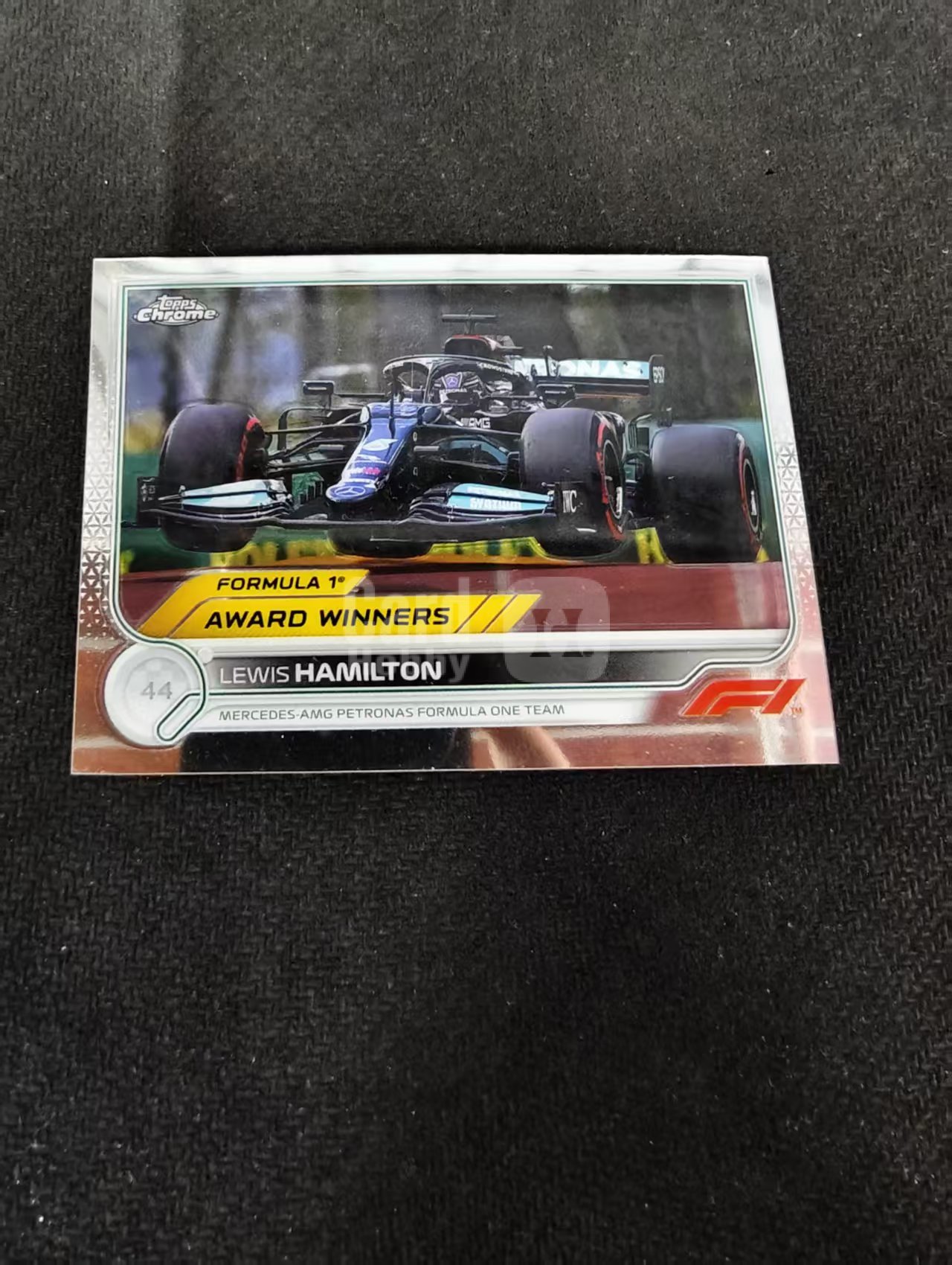 2022 Topps Chrome F1 Lewis Hamilton 刘易斯 汉密尔顿 AMG梅赛德斯奔驰 划痕 边角瑕疵 #198