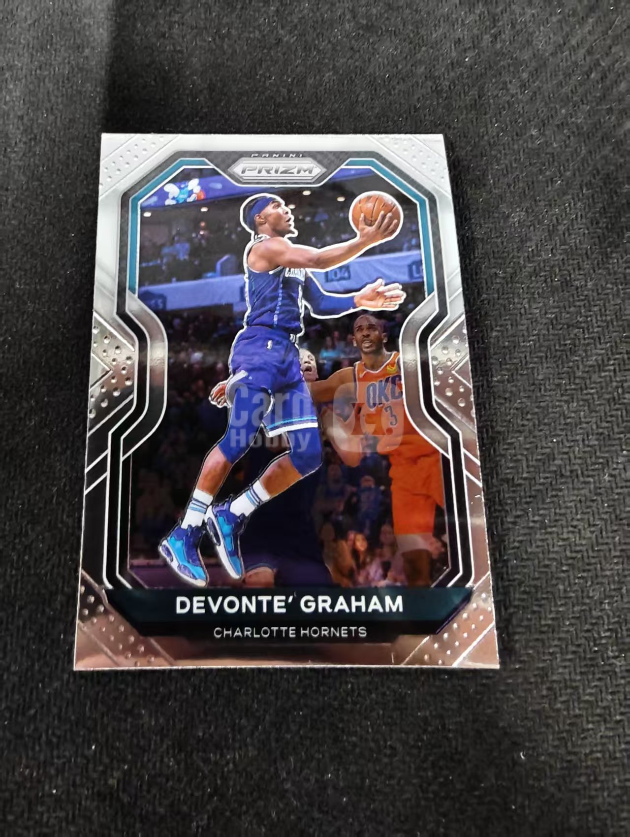 【可合并，不累计】2020-21 Panini Prizm Devonte' Graham PZ 德文特 格雷厄姆 黄蜂 pz 划痕 边角瑕疵 #73