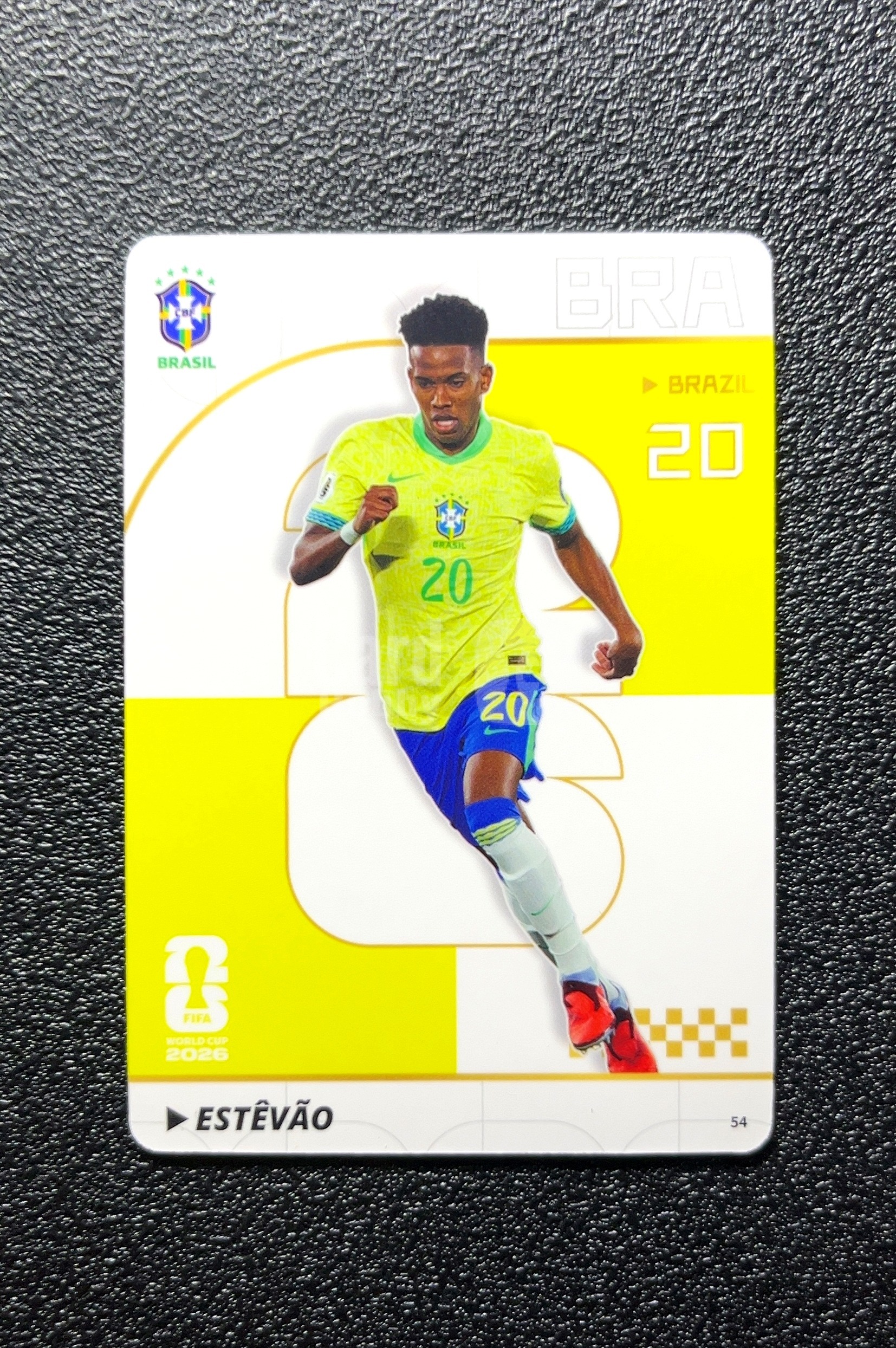 【小白1%代卖】2026 Panini 卡游世界杯 Estevão 埃斯特瓦奥 卡品如图 高价值 #54 BRAZIL 巴西 0803