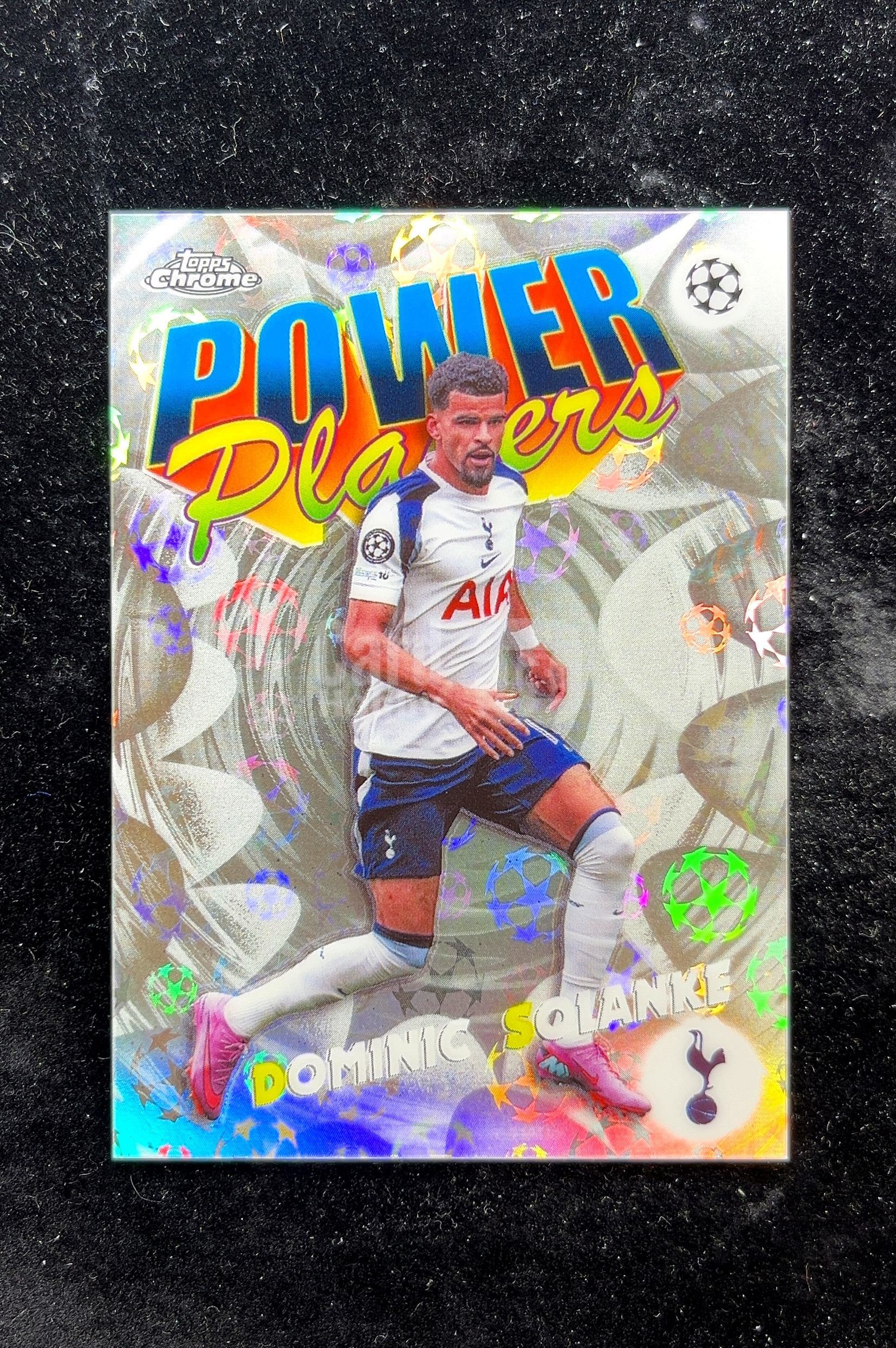 【小白1%代卖】2026 Topps Chrome Power Players 实力战将特卡 Dominic Solanke 多米尼克 索兰克 银球折 折射 SP折射 #PP-10 热刺 拉诗赋