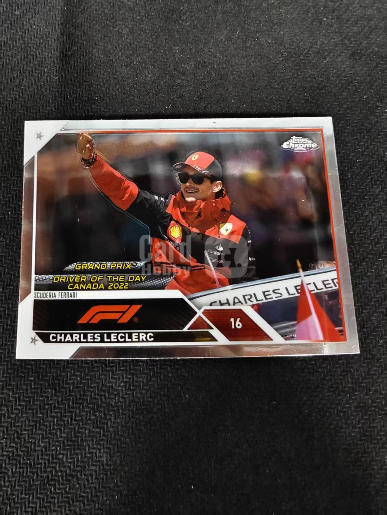 2023 Topps Chrome F1 Charles Leclerc 勒克莱尔 乐扣 法拉利 划痕 边角瑕疵 #174