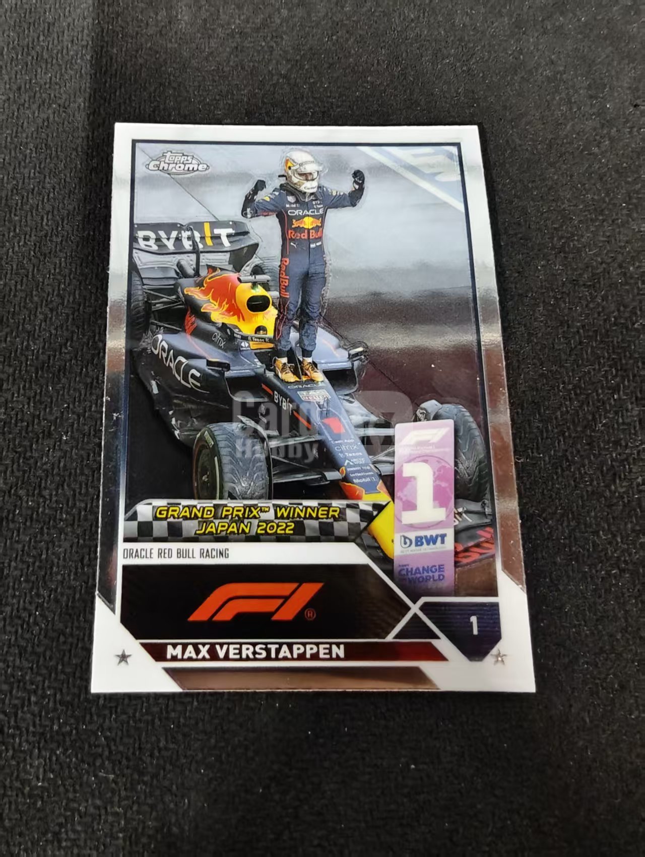 2023 Topps Chrome F1 Max Verstappen 维斯塔潘 红牛 划痕 边角瑕疵 #161