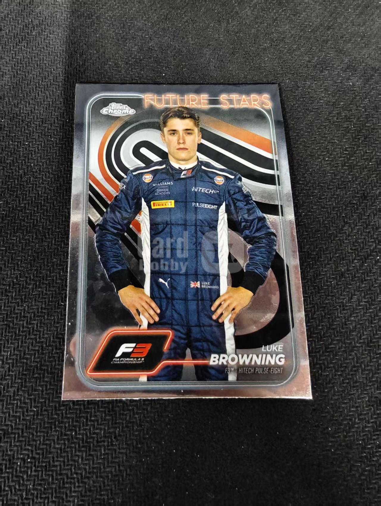 2024 topps Chrome TC F1 Luke Browning 方程式赛车 F3 卢克 布朗宁 F3 划痕 边角瑕疵 #55