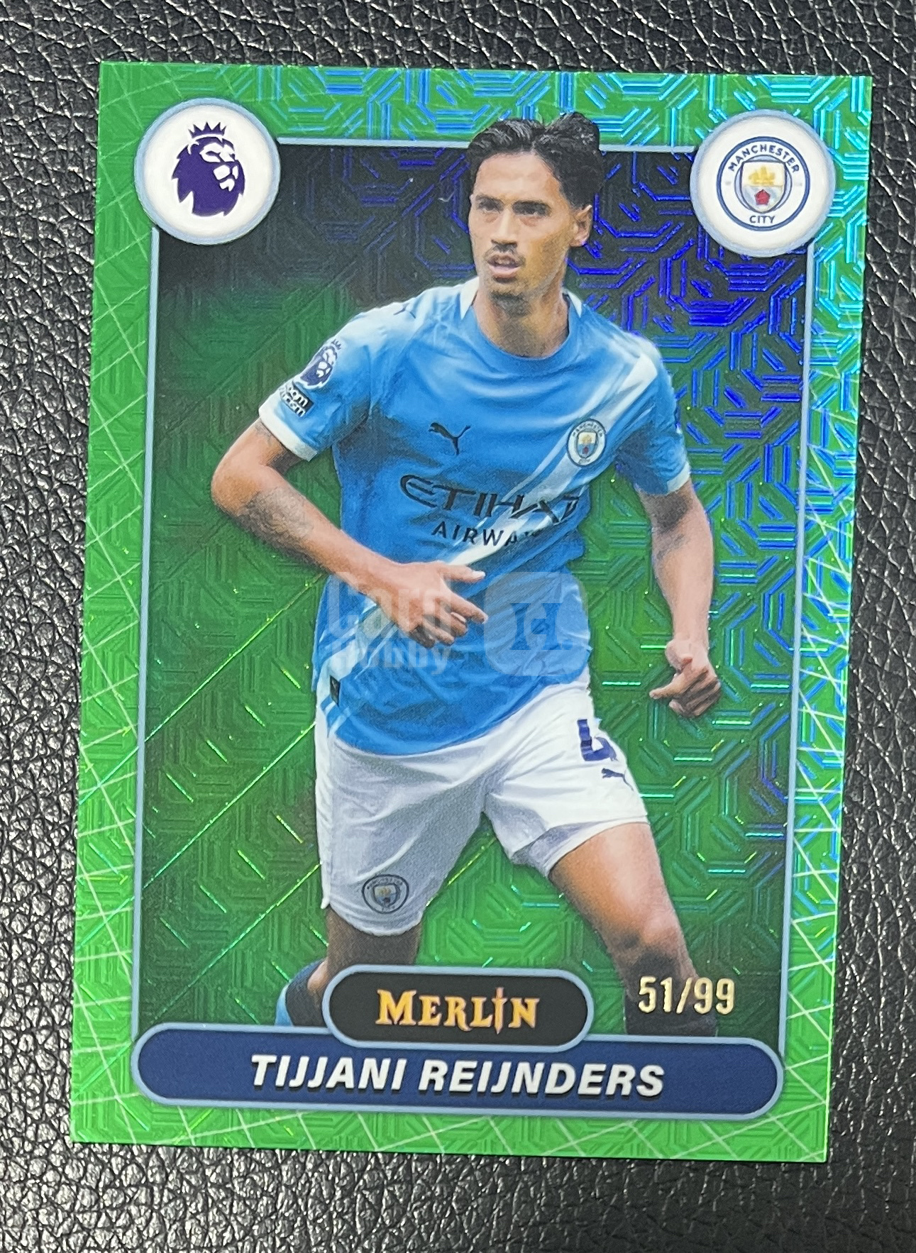 2026 Topps Merlin Tijjani Reijnders 赖因德斯 AC米兰 曼城 绿折 迷宫折 51/99编收藏必备 卡品如图