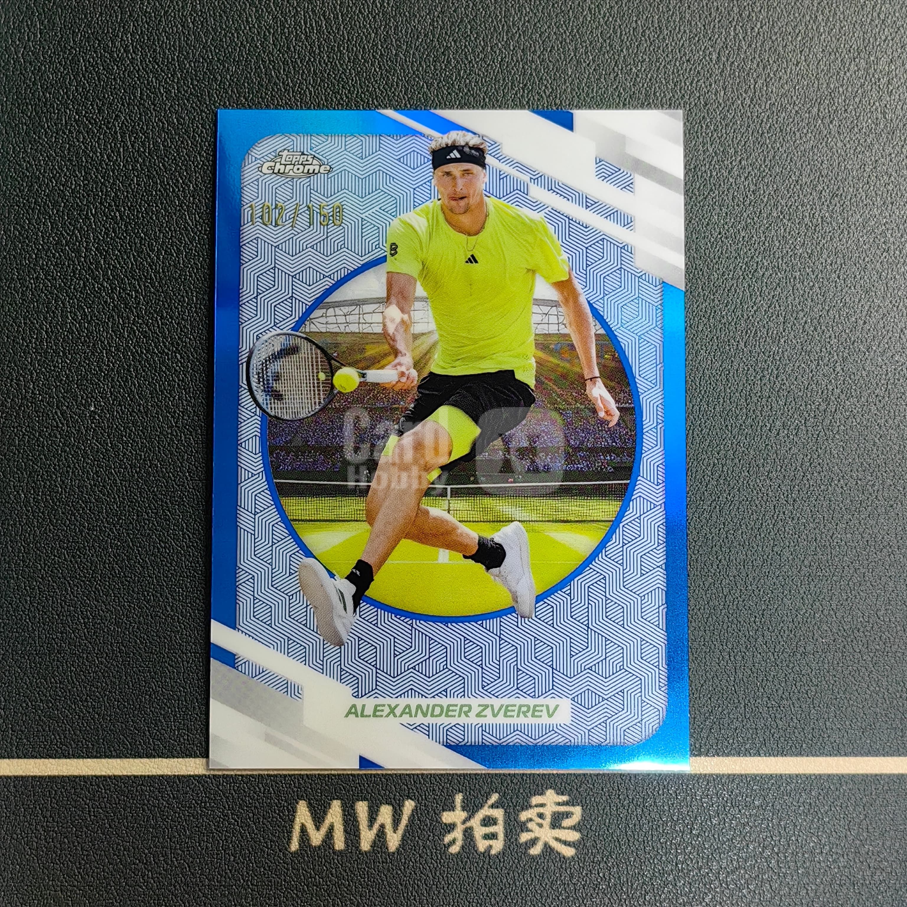 【MW拍卖】 亚历山大 兹维列夫 /150编 2026 Topps Chrome 蓝折 网球 ALEXANDER ZVEREV 德国 -璐