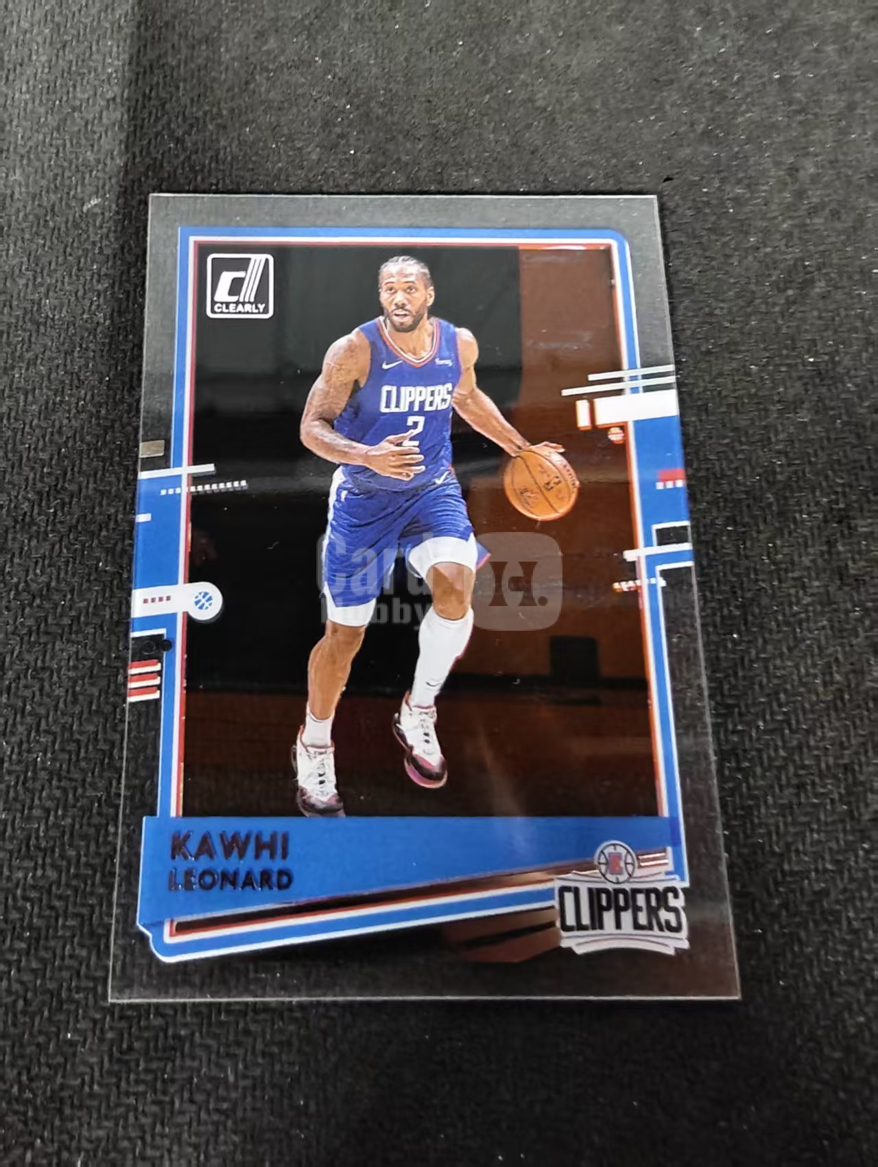 2020-21 Panini Clearly Donruss Kawhi Leonard 科怀 伦纳德 卡哇伊 快船 杜蕾斯 胶片 划痕 边角瑕疵 #28